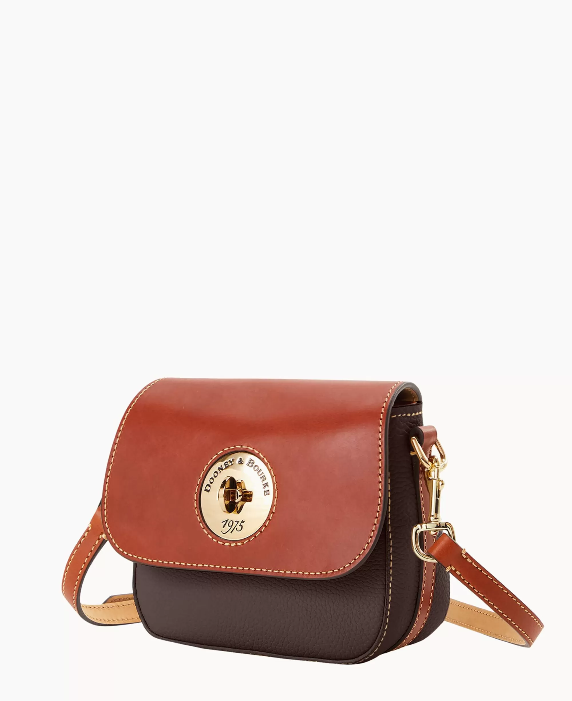 Dooney & Bourke The Pebble Turnlock Collection | Pebbled Leather^Pebble Turnlock Flap Saddle