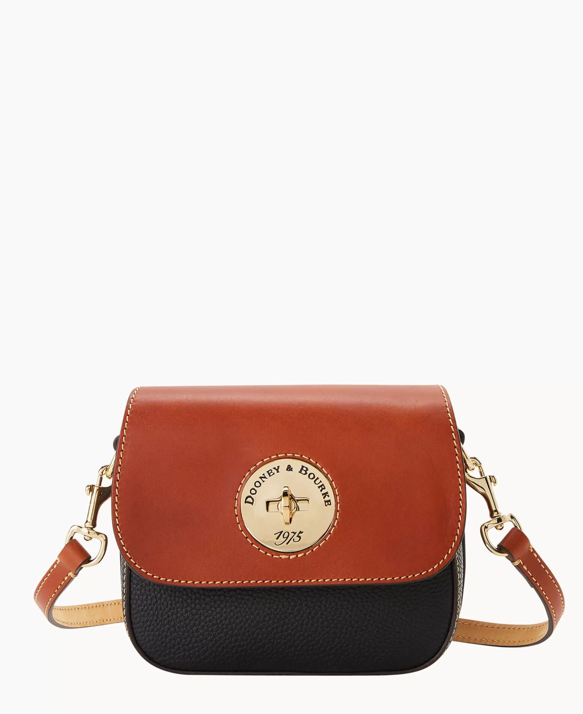 Dooney & Bourke The Pebble Turnlock Collection | Pebbled Leather^Pebble Turnlock Flap Saddle