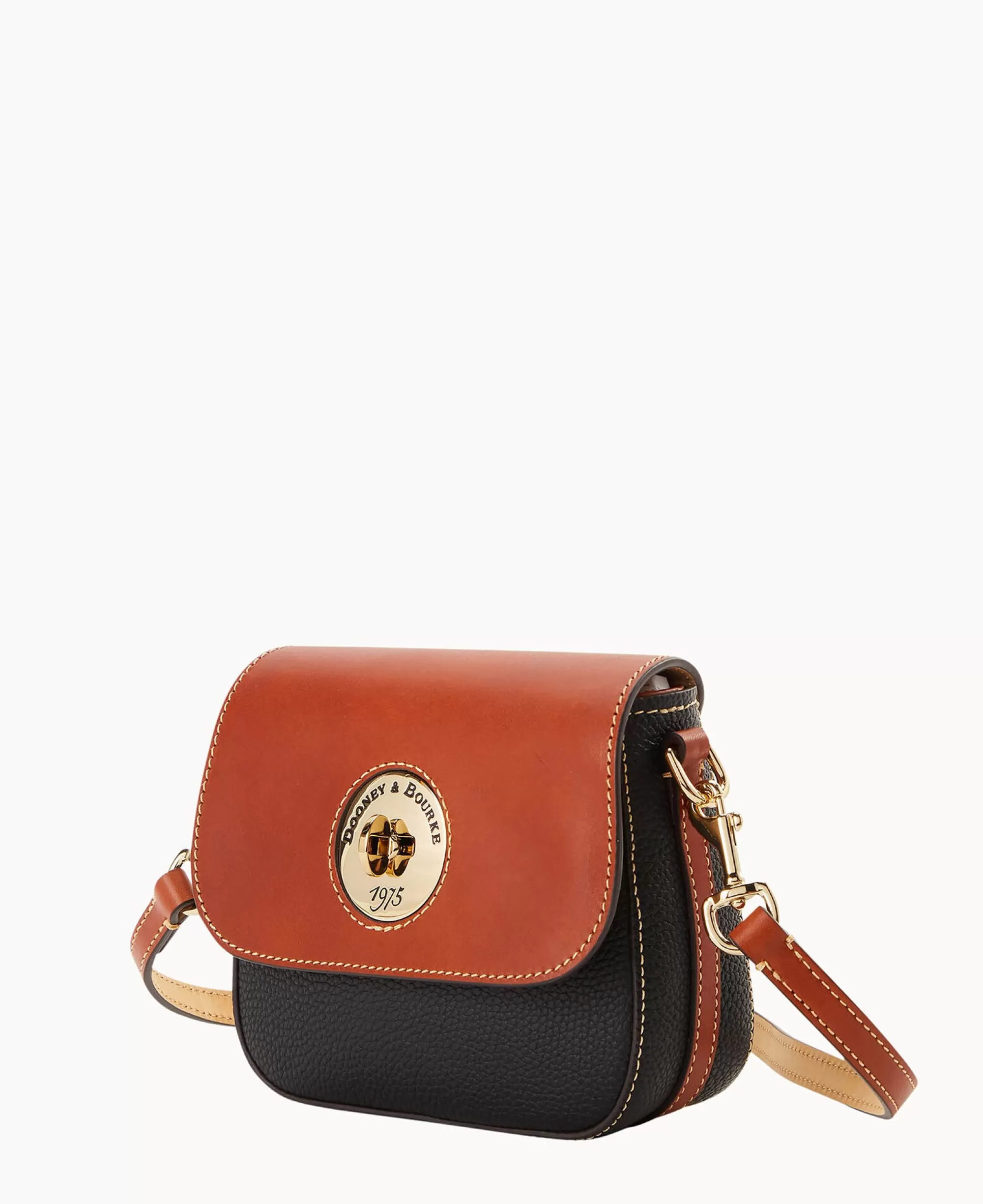 Dooney & Bourke The Pebble Turnlock Collection | Pebbled Leather^Pebble Turnlock Flap Saddle