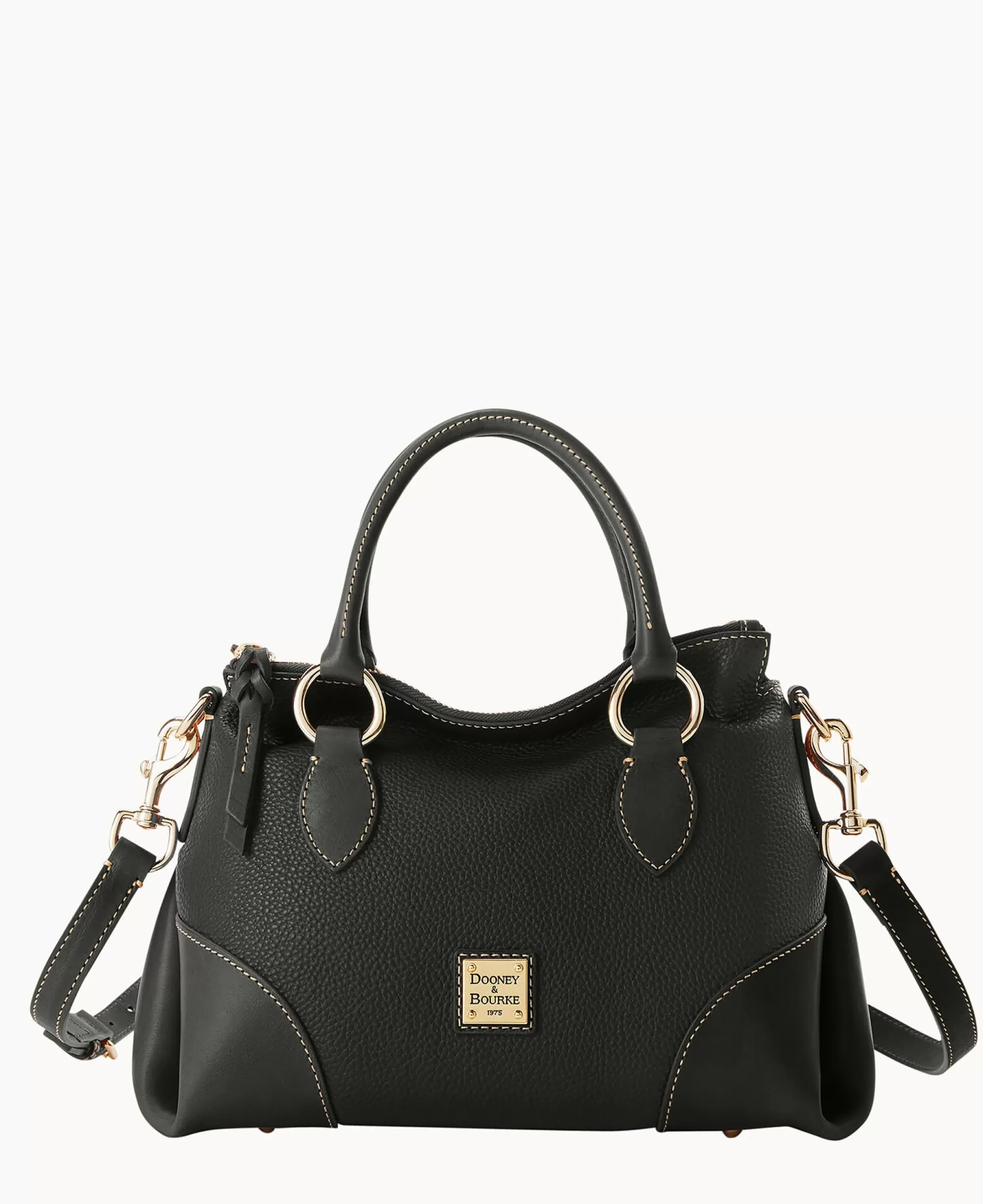 Dooney & Bourke The Pebble Grain Collection | Pebbled Leather^Pebble with Florentine Trim Satchel 30