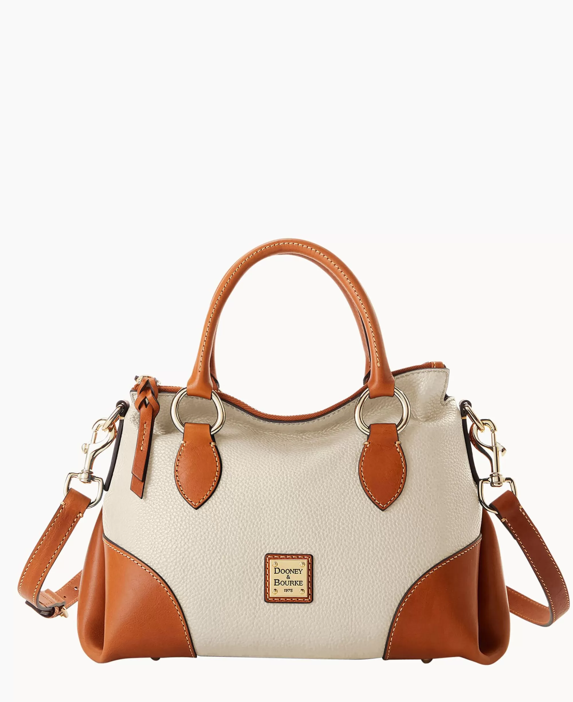 Dooney & Bourke The Pebble Grain Collection | Pebbled Leather^Pebble with Florentine Trim Satchel 30