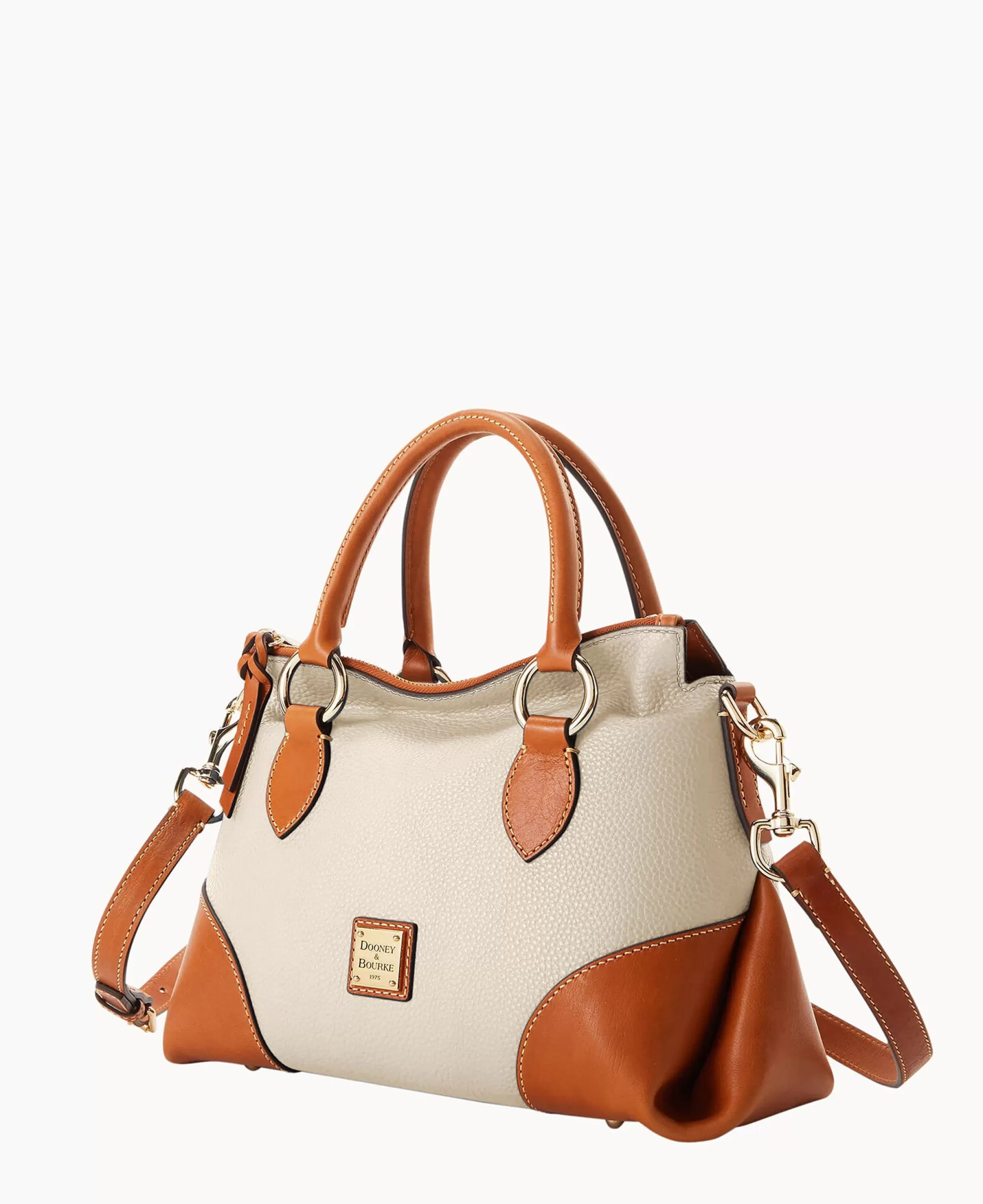 Dooney & Bourke The Pebble Grain Collection | Pebbled Leather^Pebble with Florentine Trim Satchel 30