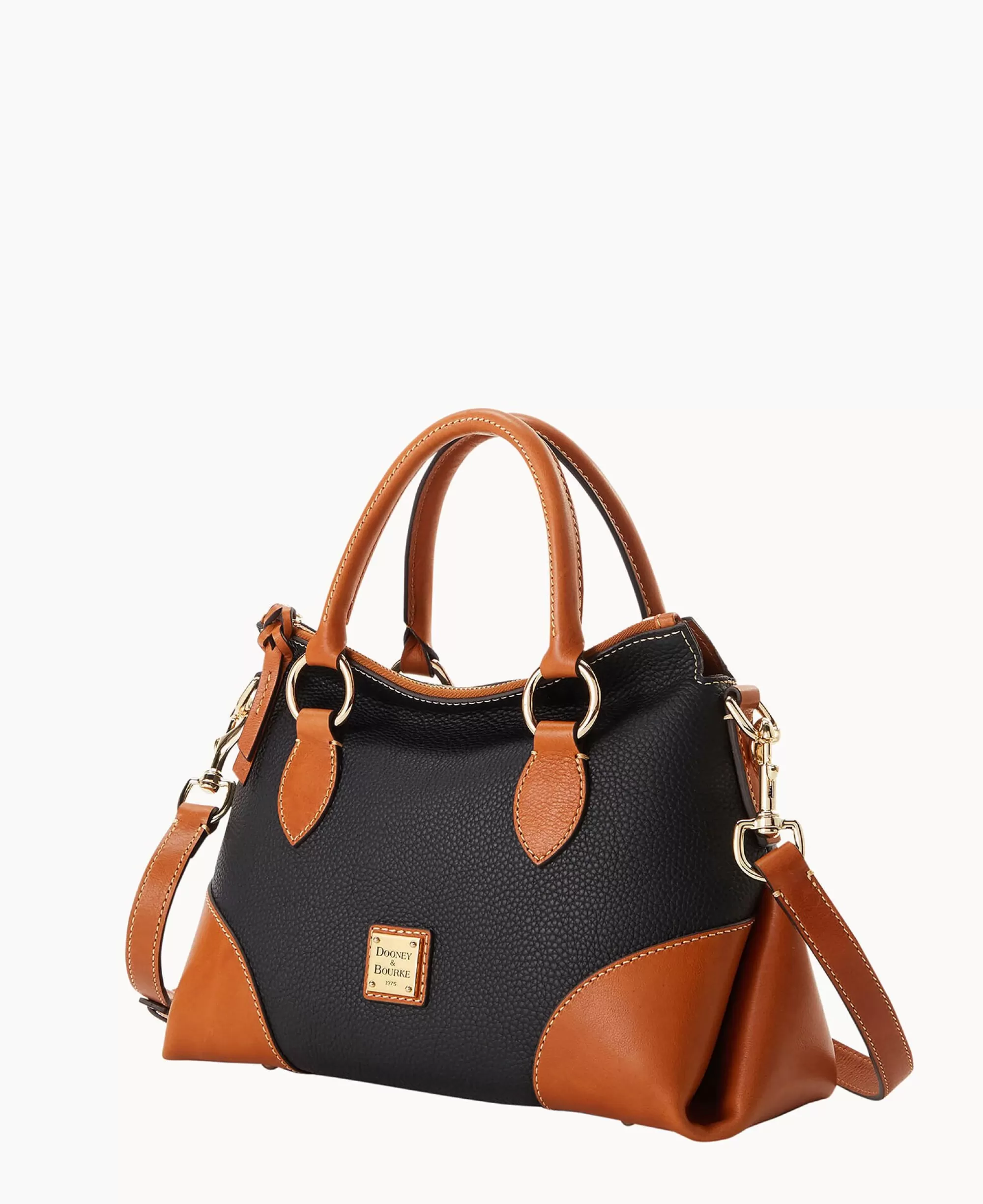 Dooney & Bourke The Pebble Grain Collection | Pebbled Leather^Pebble with Florentine Trim Satchel 30