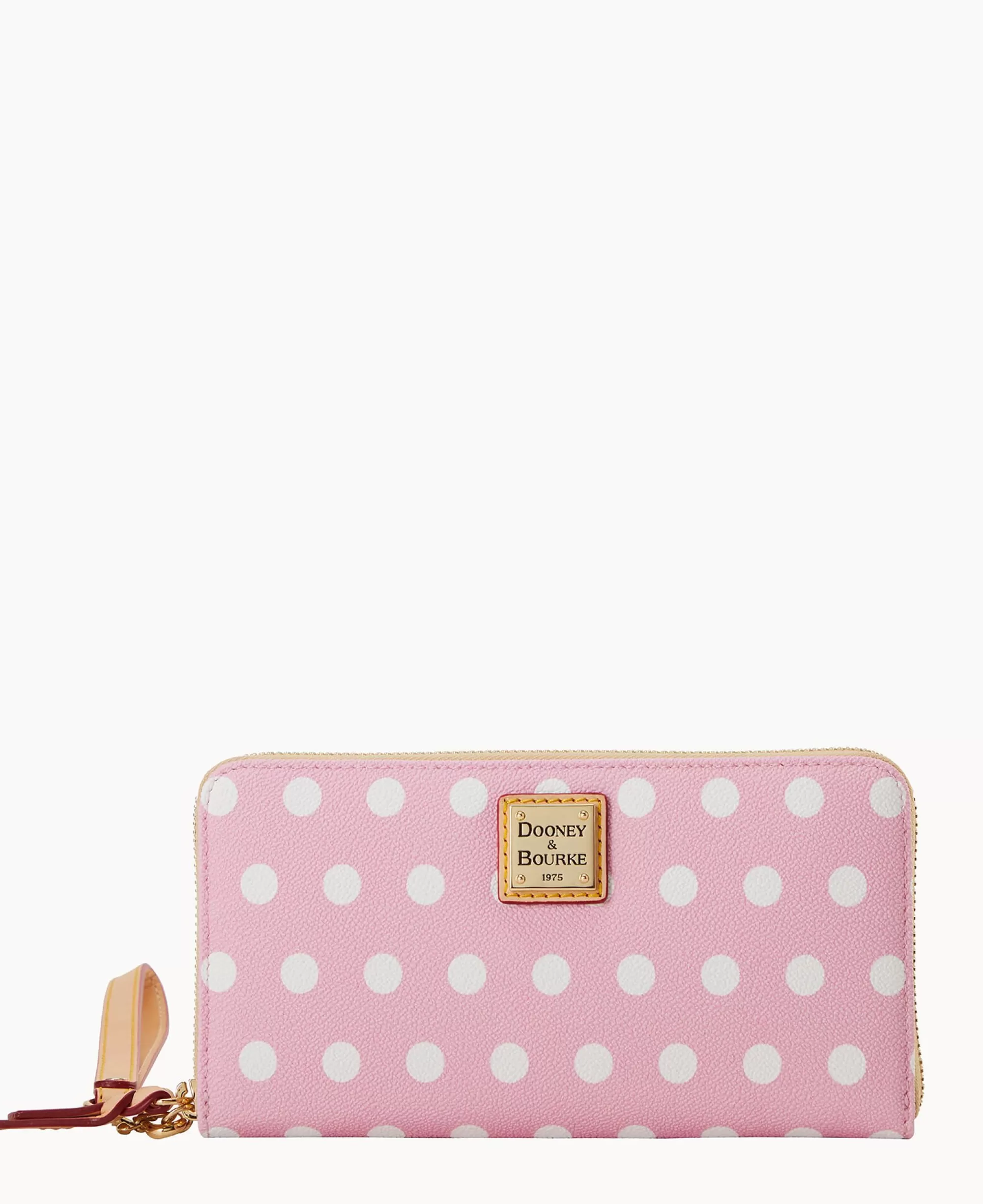 Dooney & Bourke The Polka Dot Collection | Grab and Go^Polka Dot Large Zip Around Wallet