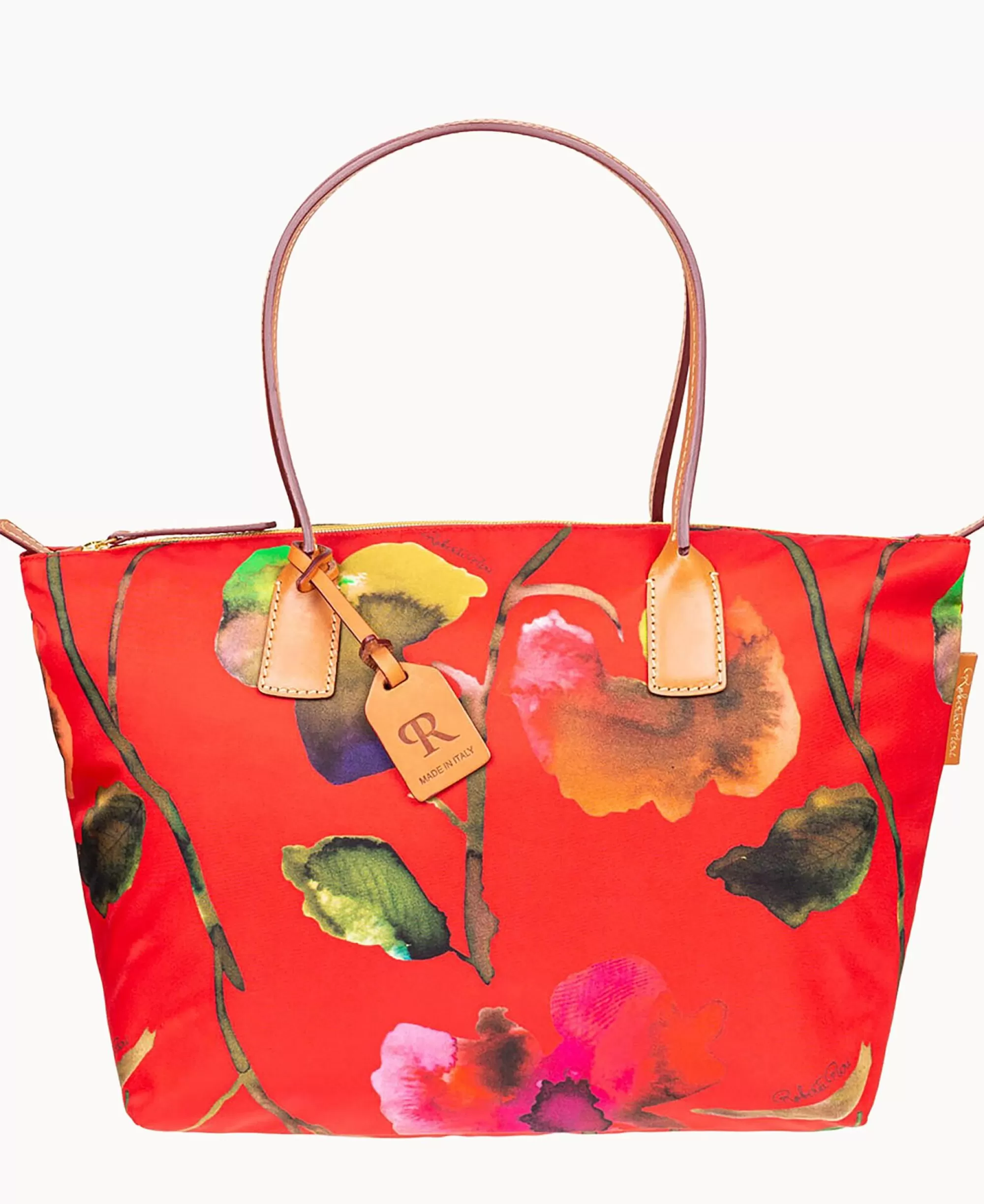 Dooney & Bourke Ready For the Getaway | Printed Fabric^Roberta Pieri Flower Classic Large Robertina Tote