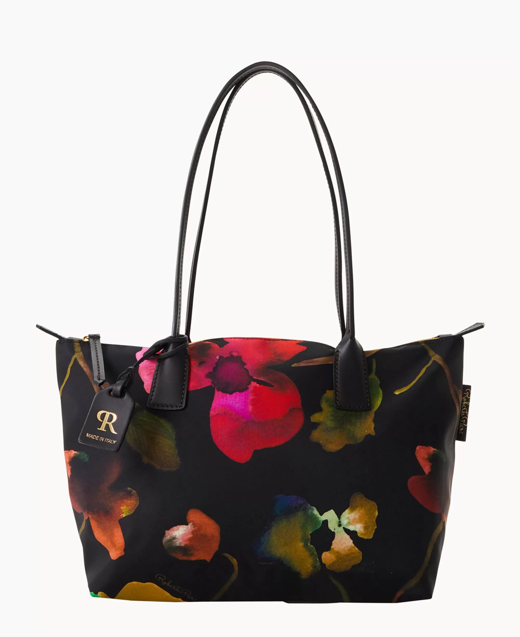 Dooney & Bourke Printed Fabric | Shoulder Bags^Roberta Pieri Flower Classic Sm Robertina Tote w Long Handle