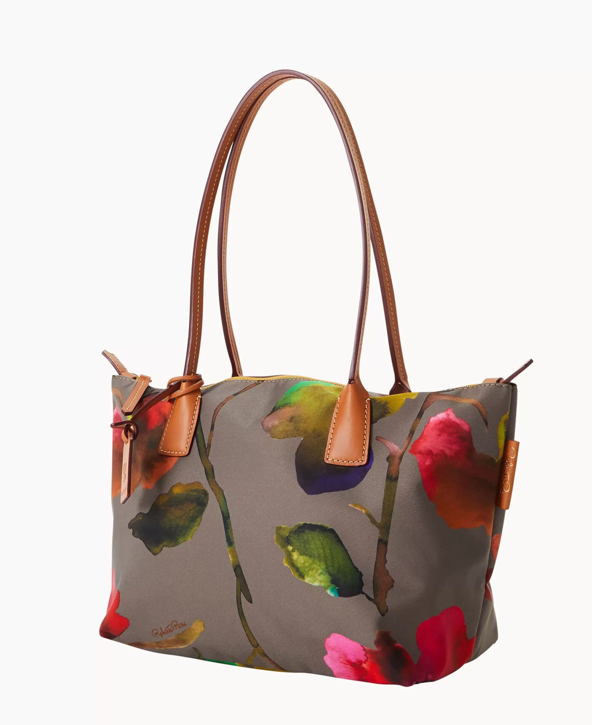 Dooney & Bourke Printed Fabric | Shoulder Bags^Roberta Pieri Flower Classic Sm Robertina Tote w Long Handle