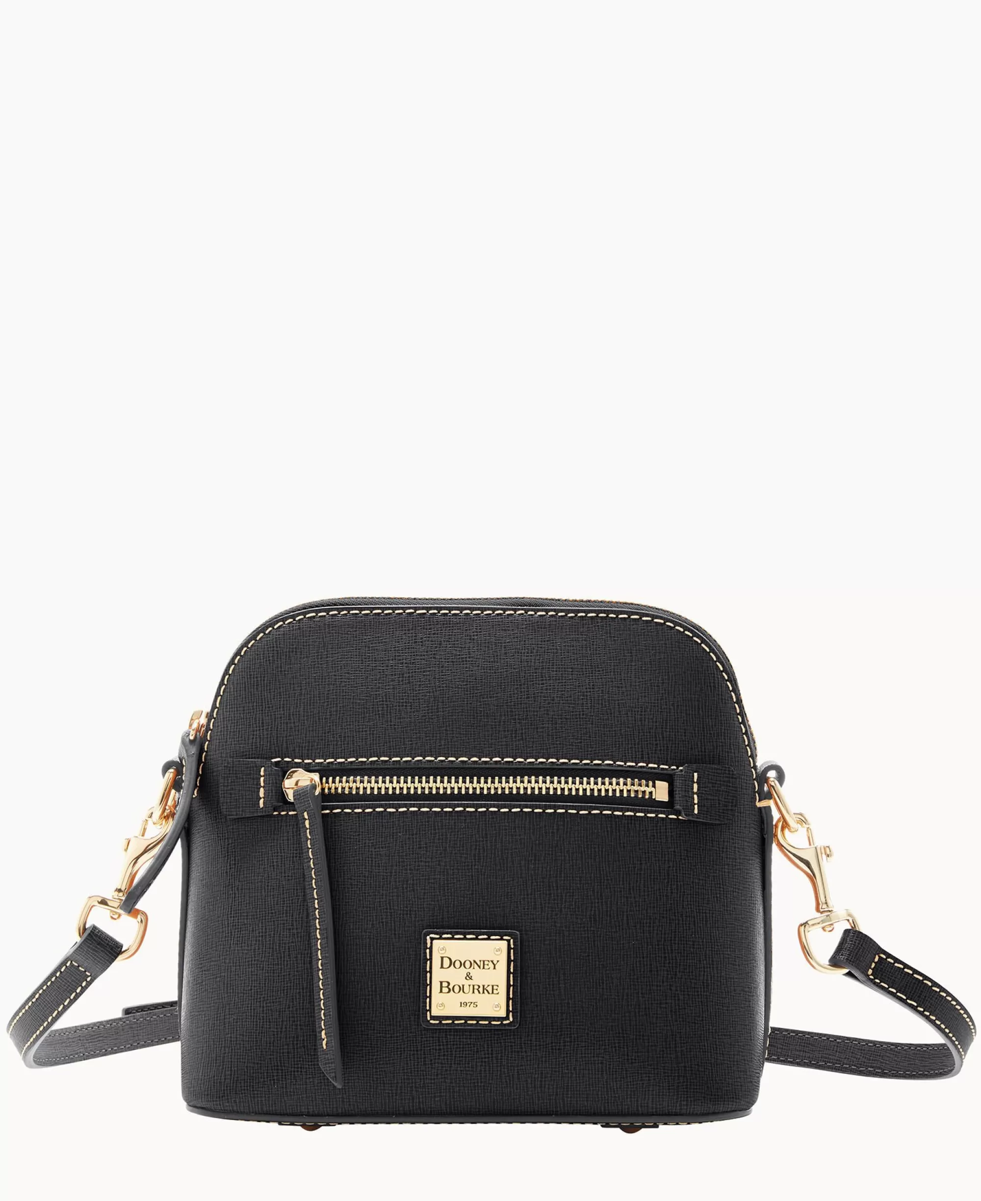 Dooney & Bourke The Saffiano Collection | Textured Leather^Saffiano Domed Crossbody