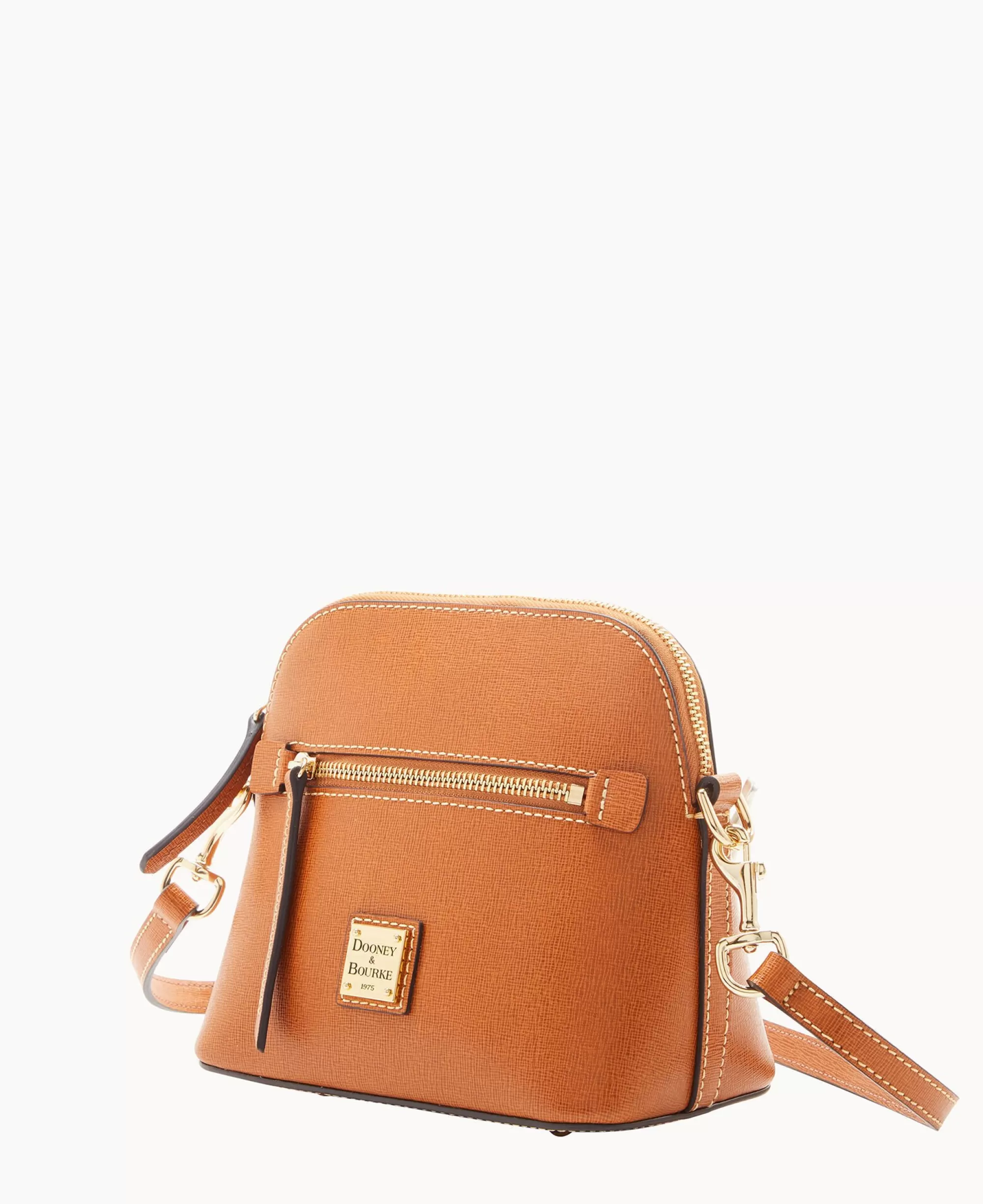 Dooney & Bourke The Saffiano Collection | Textured Leather^Saffiano Domed Crossbody