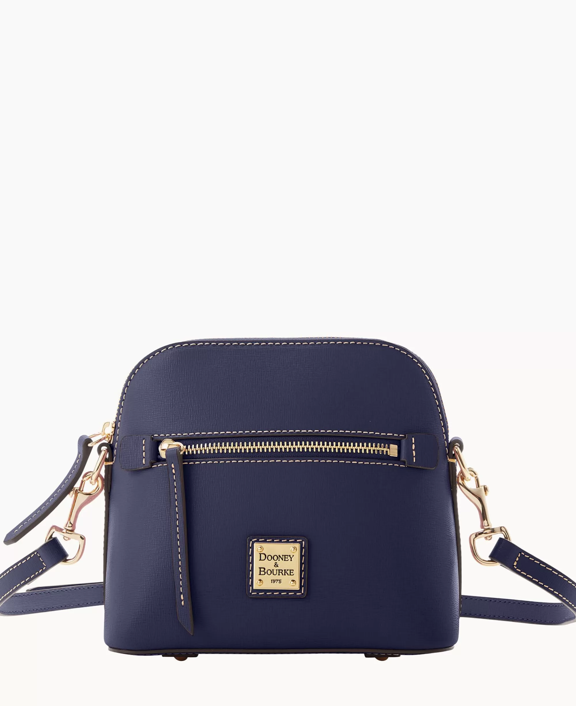 Dooney & Bourke The Saffiano Collection | Textured Leather^Saffiano Domed Crossbody