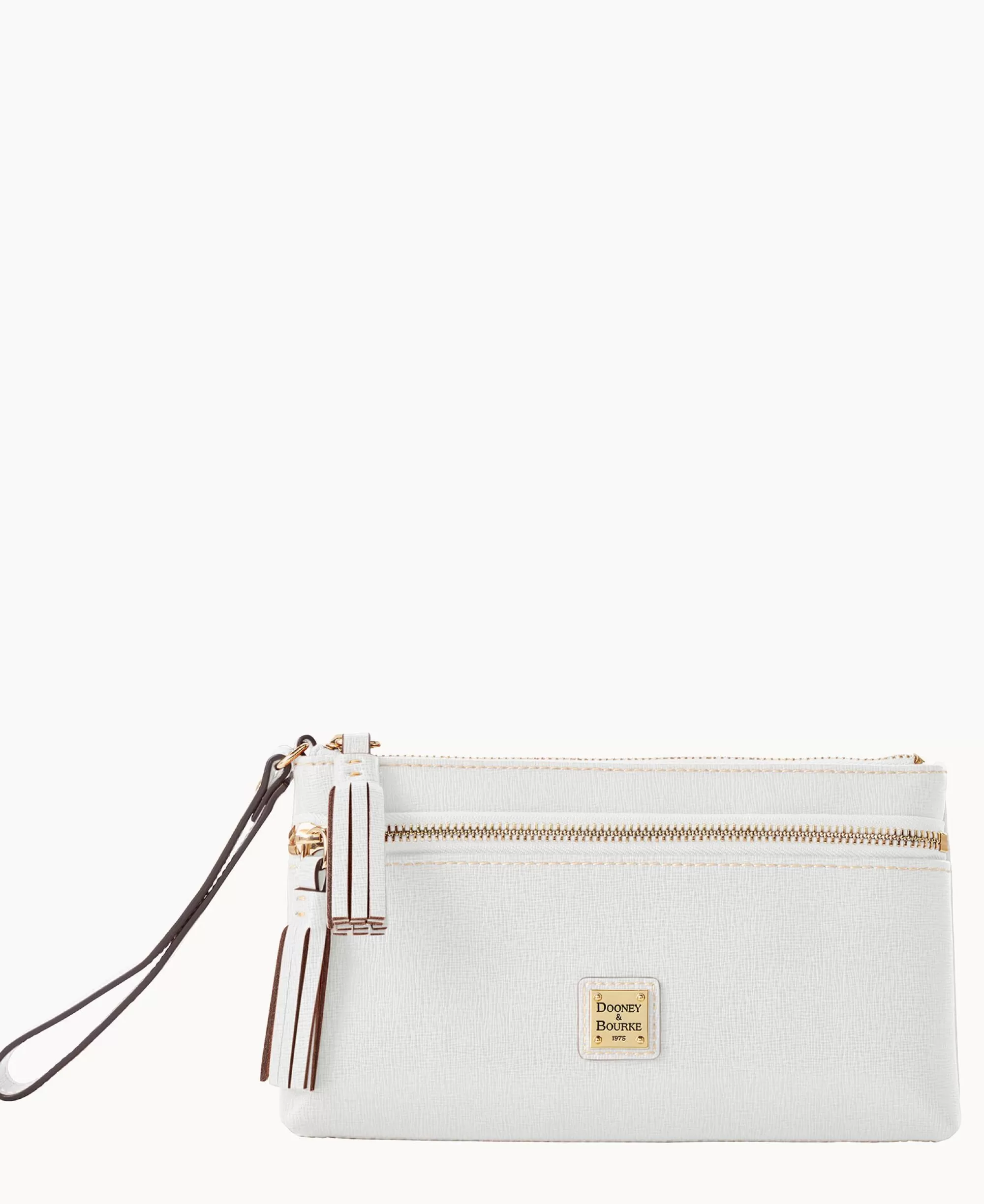 Dooney & Bourke The Saffiano Collection | Grab and Go^Saffiano Double Zip Wristlet