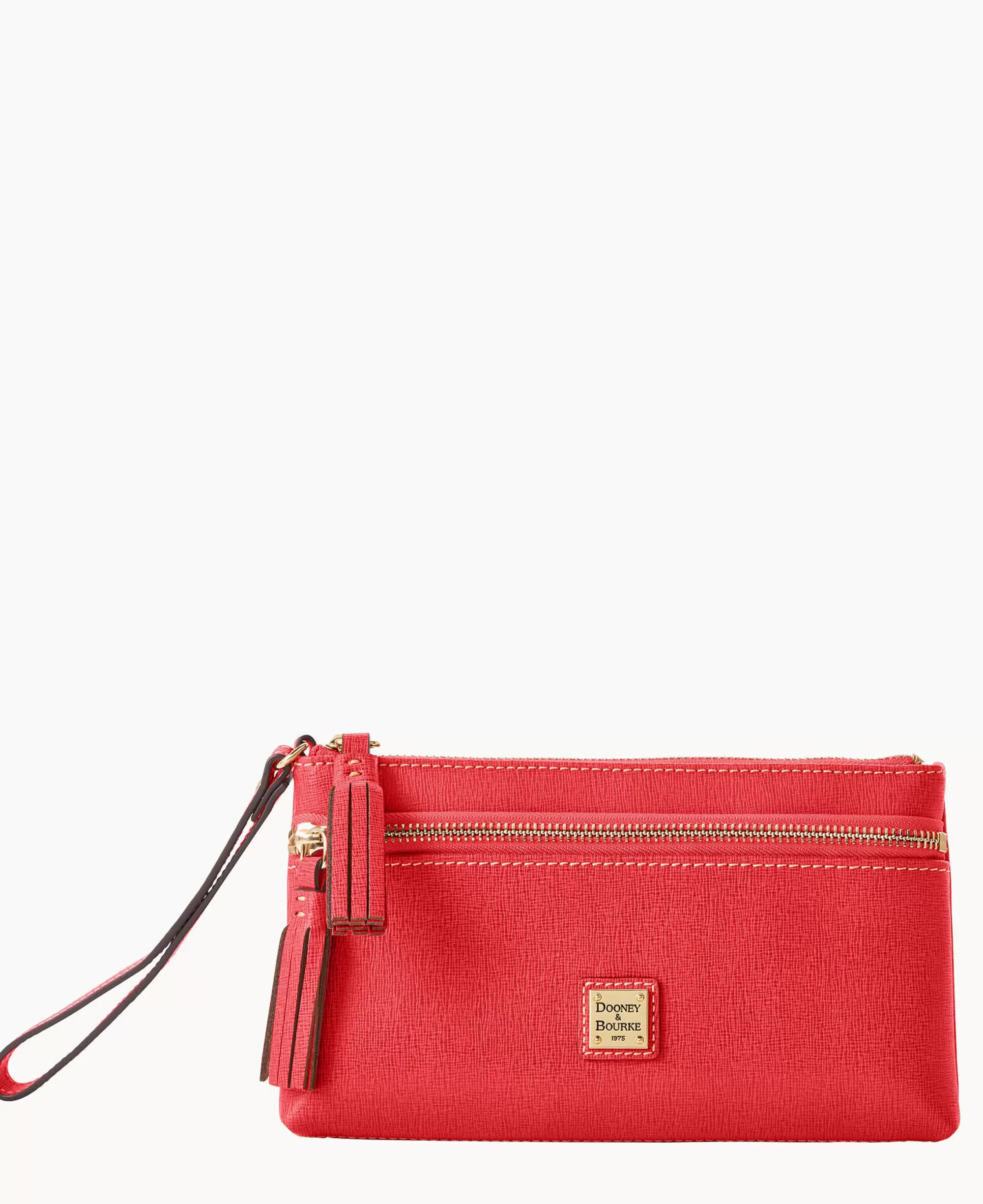 Dooney & Bourke The Saffiano Collection | Grab and Go^Saffiano Double Zip Wristlet