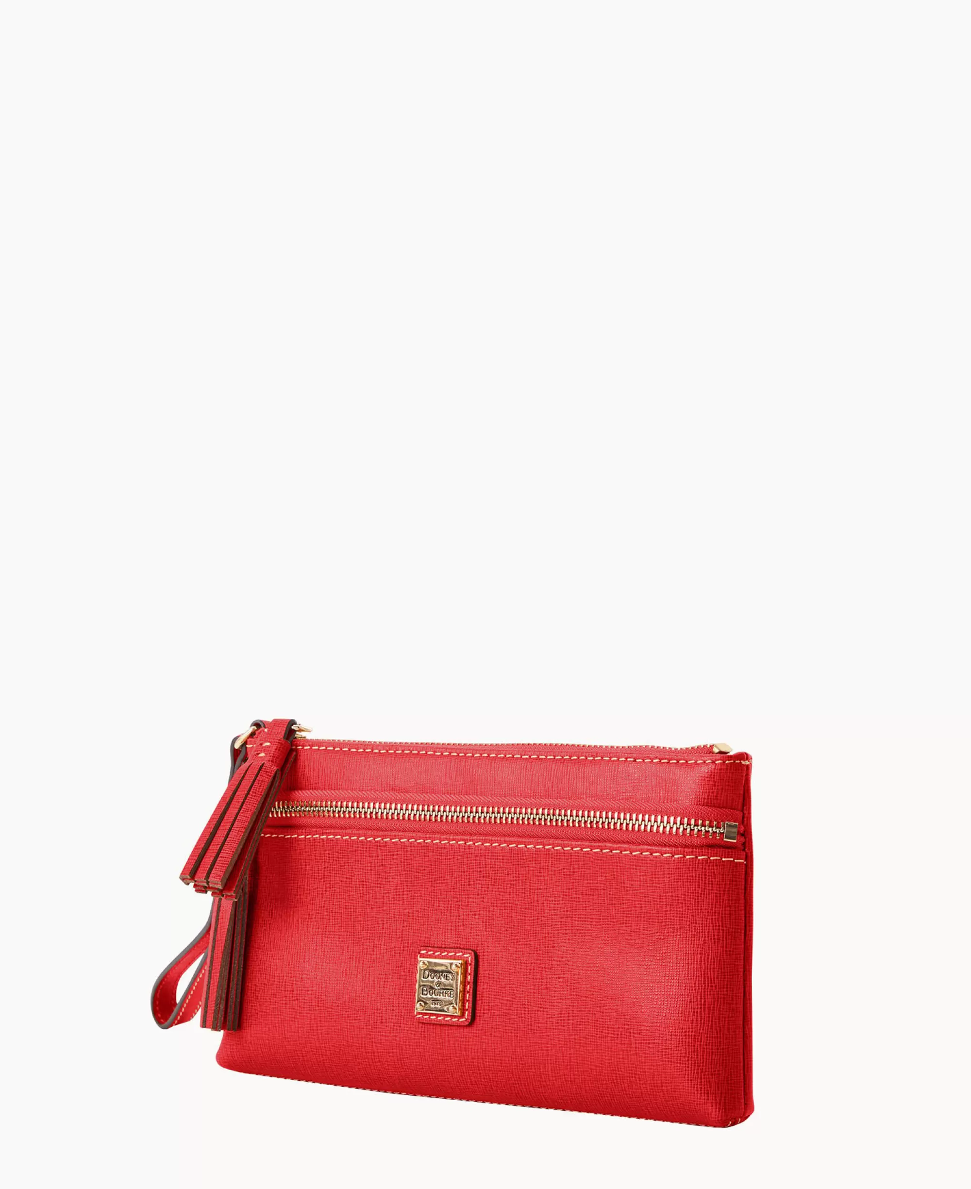 Dooney & Bourke The Saffiano Collection | Grab and Go^Saffiano Double Zip Wristlet