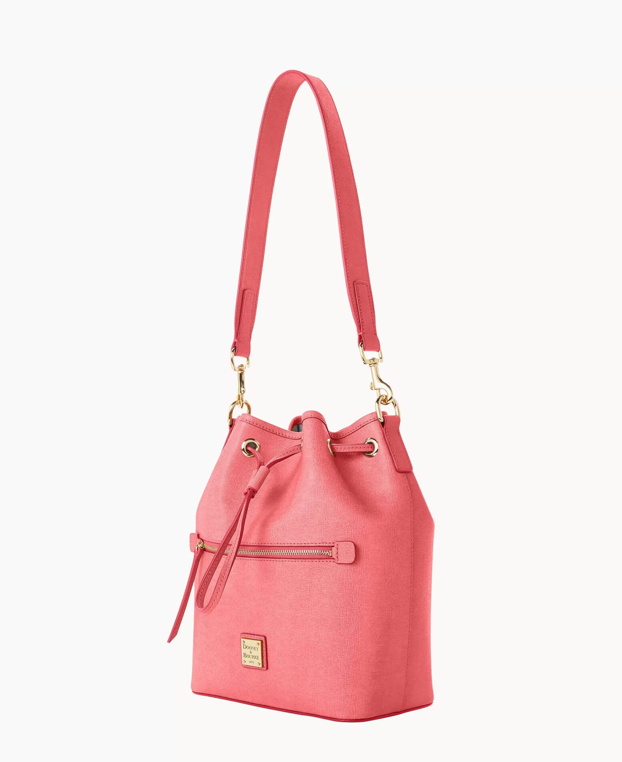 Dooney & Bourke The Saffiano Collection | Ready For the Getaway^Saffiano Drawstring