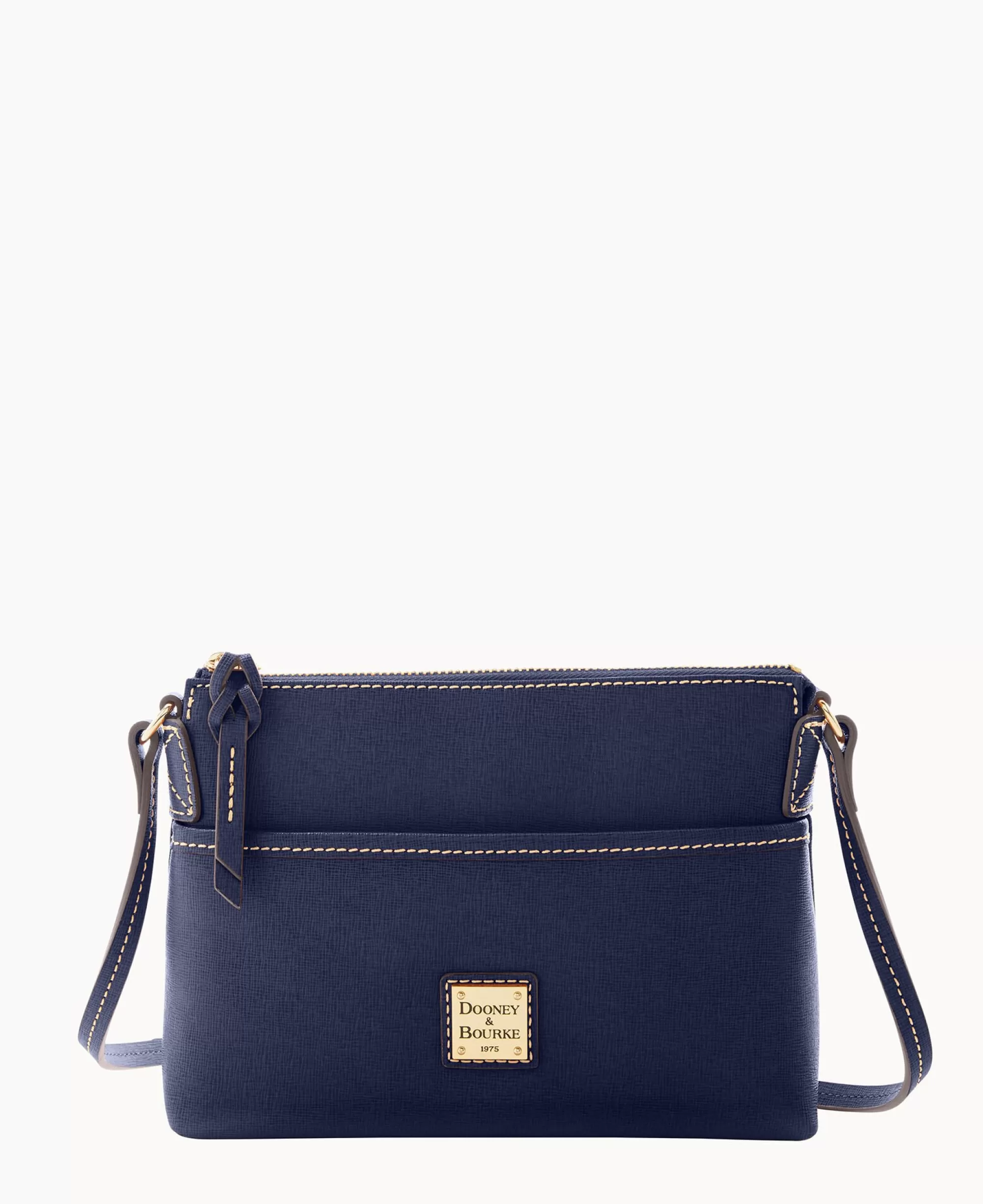 Dooney & Bourke The Saffiano Collection | Textured Leather^Saffiano Ginger Crossbody