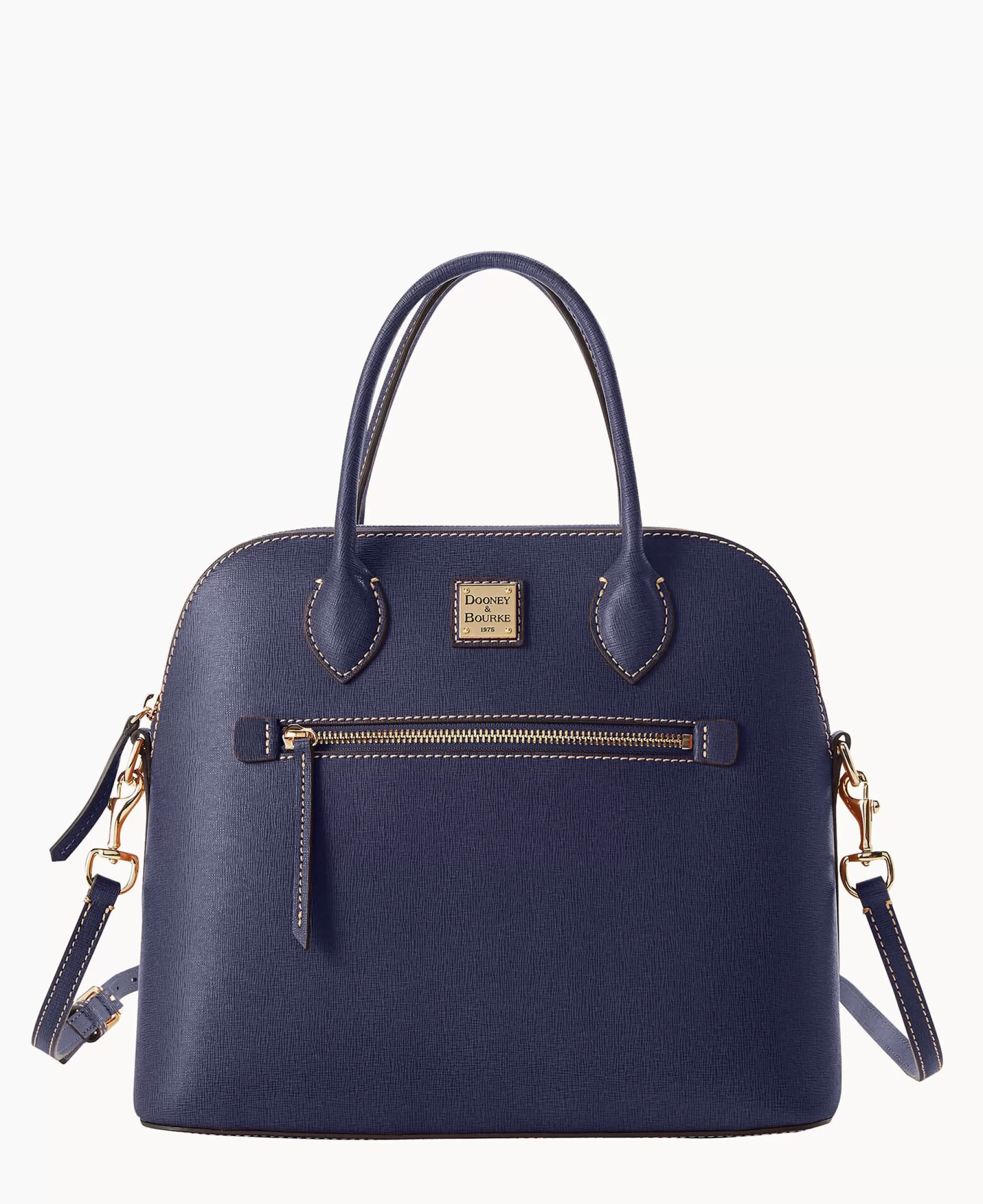 Dooney & Bourke The Saffiano Collection | Textured Leather^Saffiano Large Domed Satchel