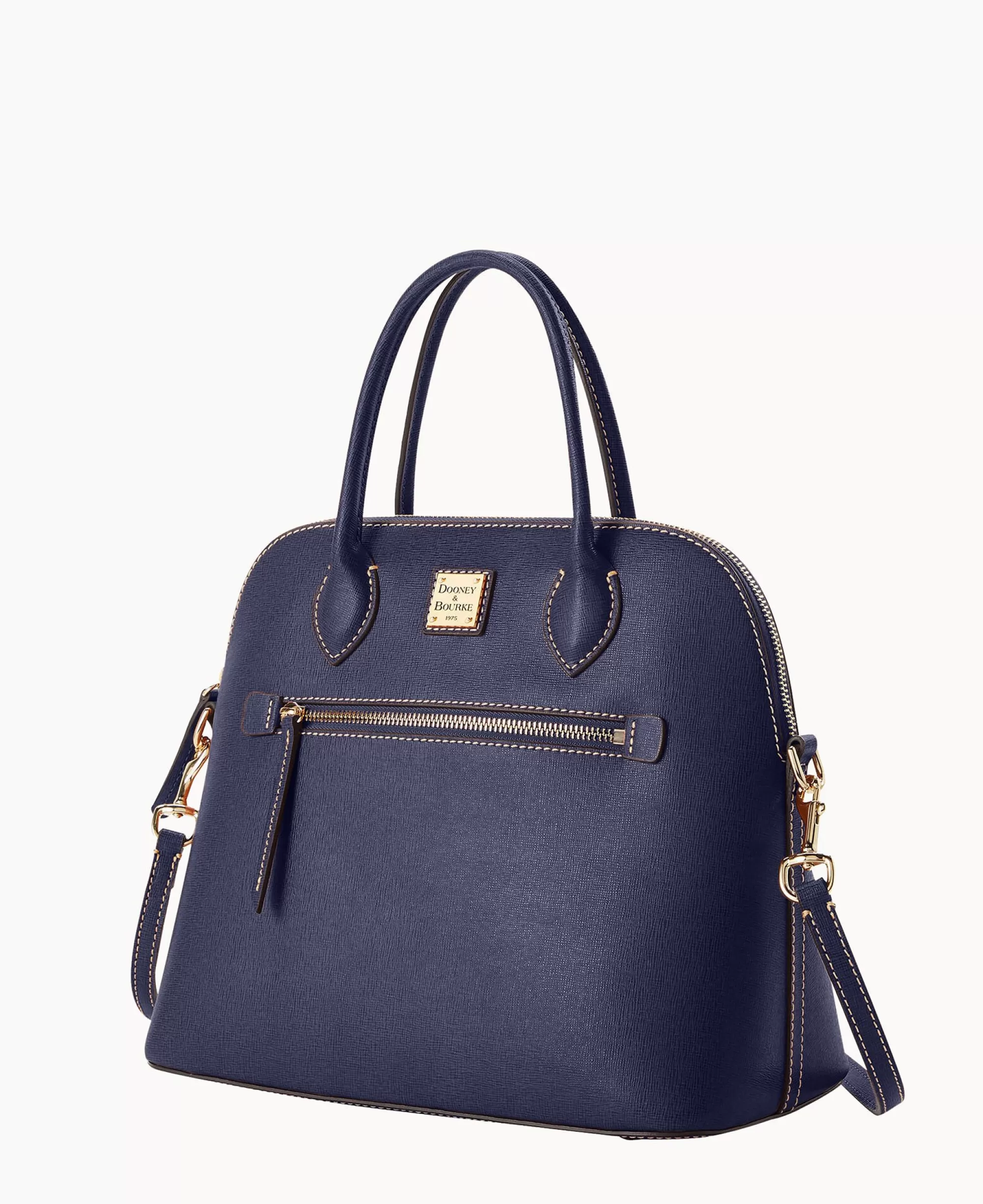 Dooney & Bourke The Saffiano Collection | Textured Leather^Saffiano Large Domed Satchel