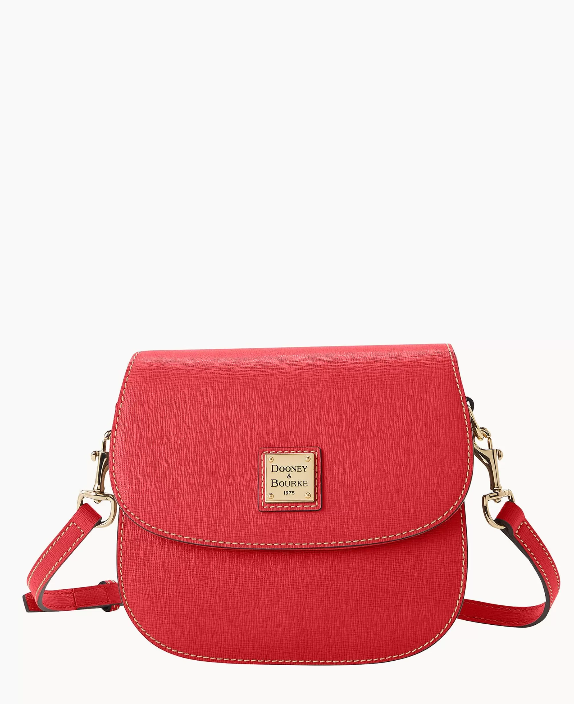 Dooney & Bourke The Saffiano Collection | Textured Leather^Saffiano Saddle Bag