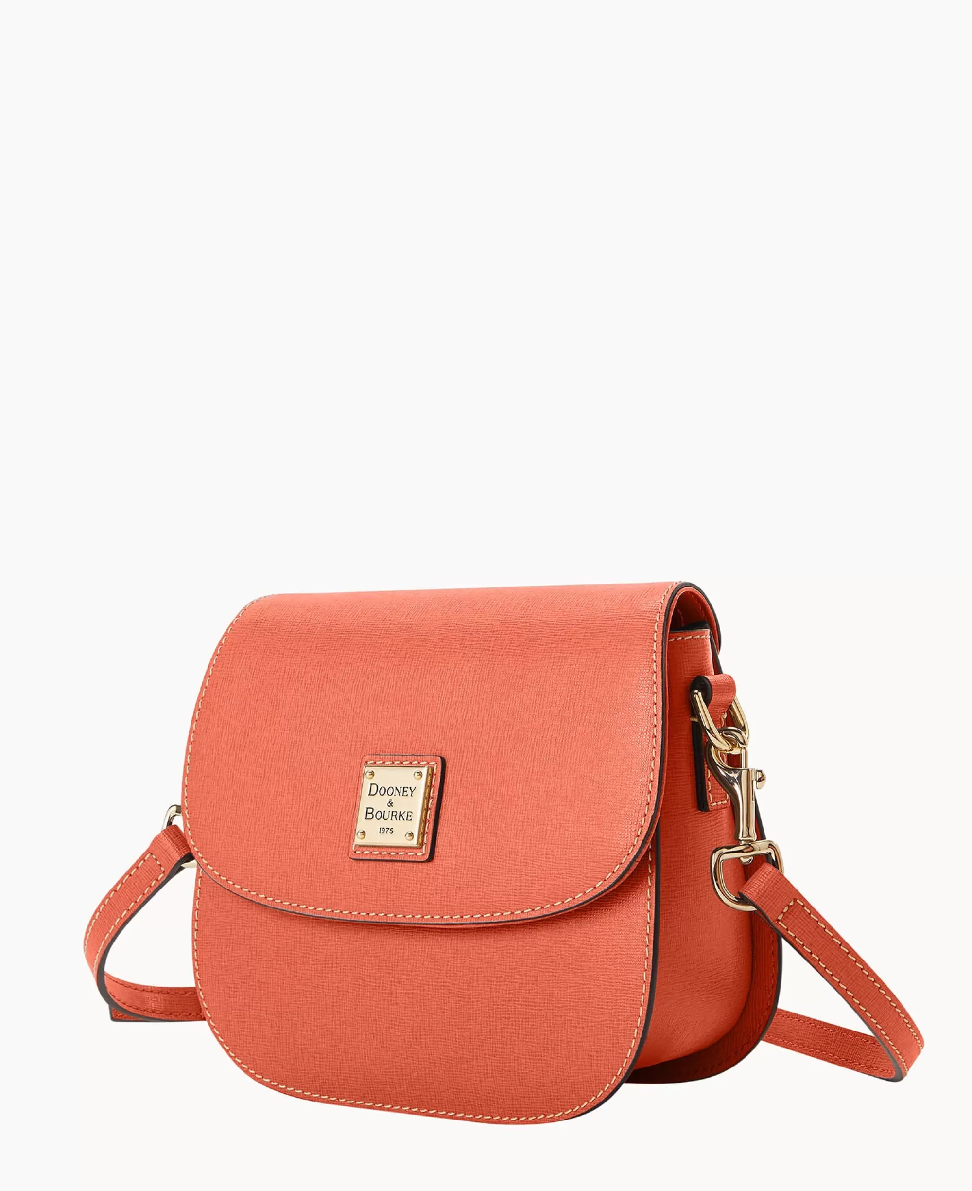 Dooney & Bourke The Saffiano Collection | Textured Leather^Saffiano Saddle Bag