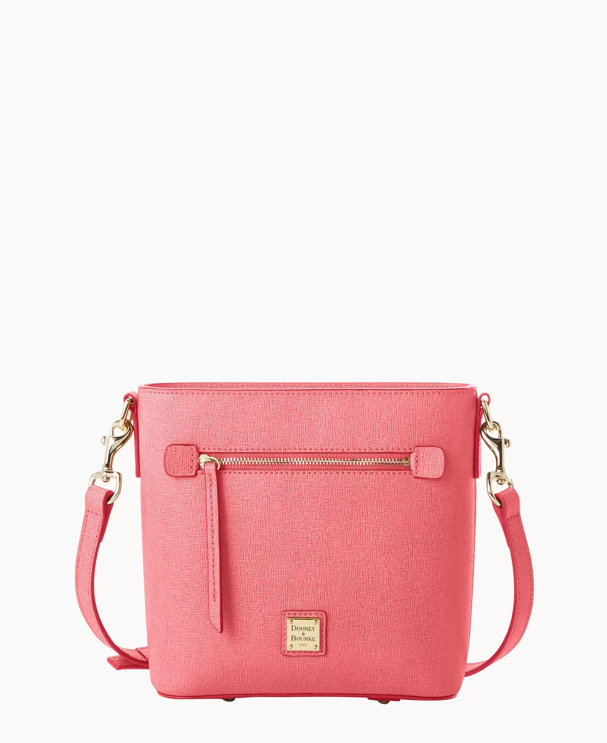 Dooney & Bourke The Saffiano Collection | Textured Leather^Saffiano Small Zip Crossbody