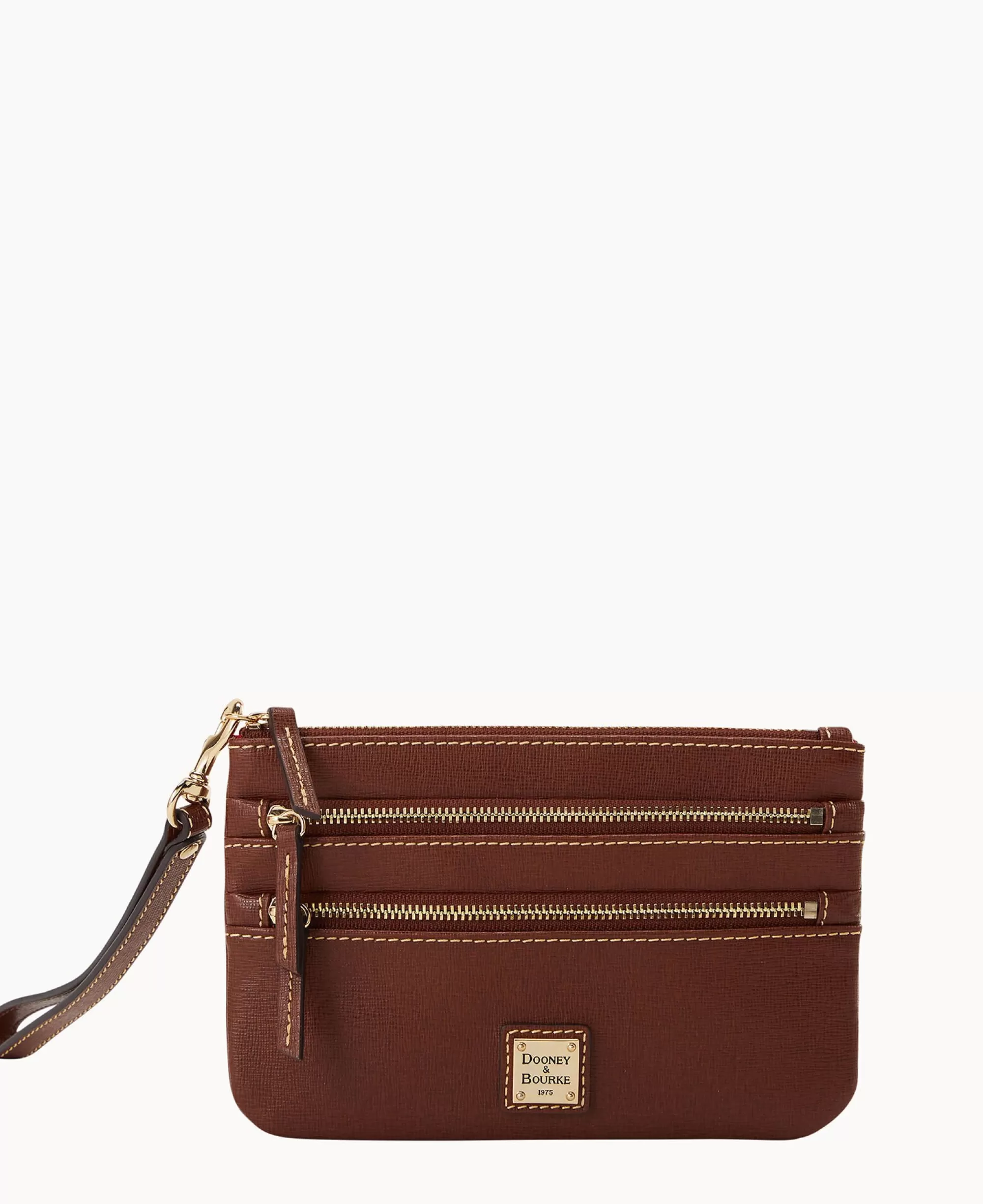 Dooney & Bourke The Saffiano Collection | Grab and Go^Saffiano Triple Zip Wristlet