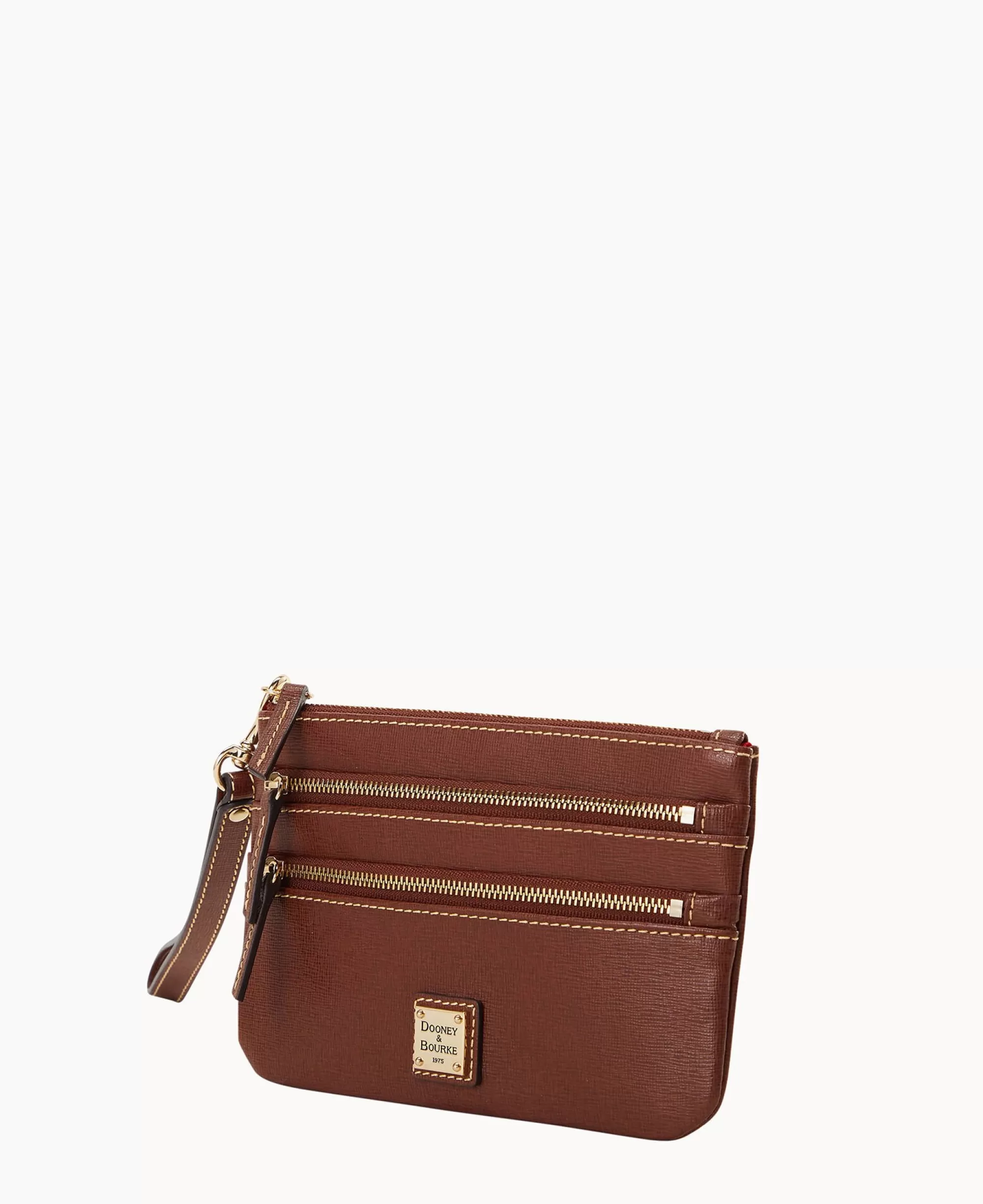 Dooney & Bourke The Saffiano Collection | Grab and Go^Saffiano Triple Zip Wristlet