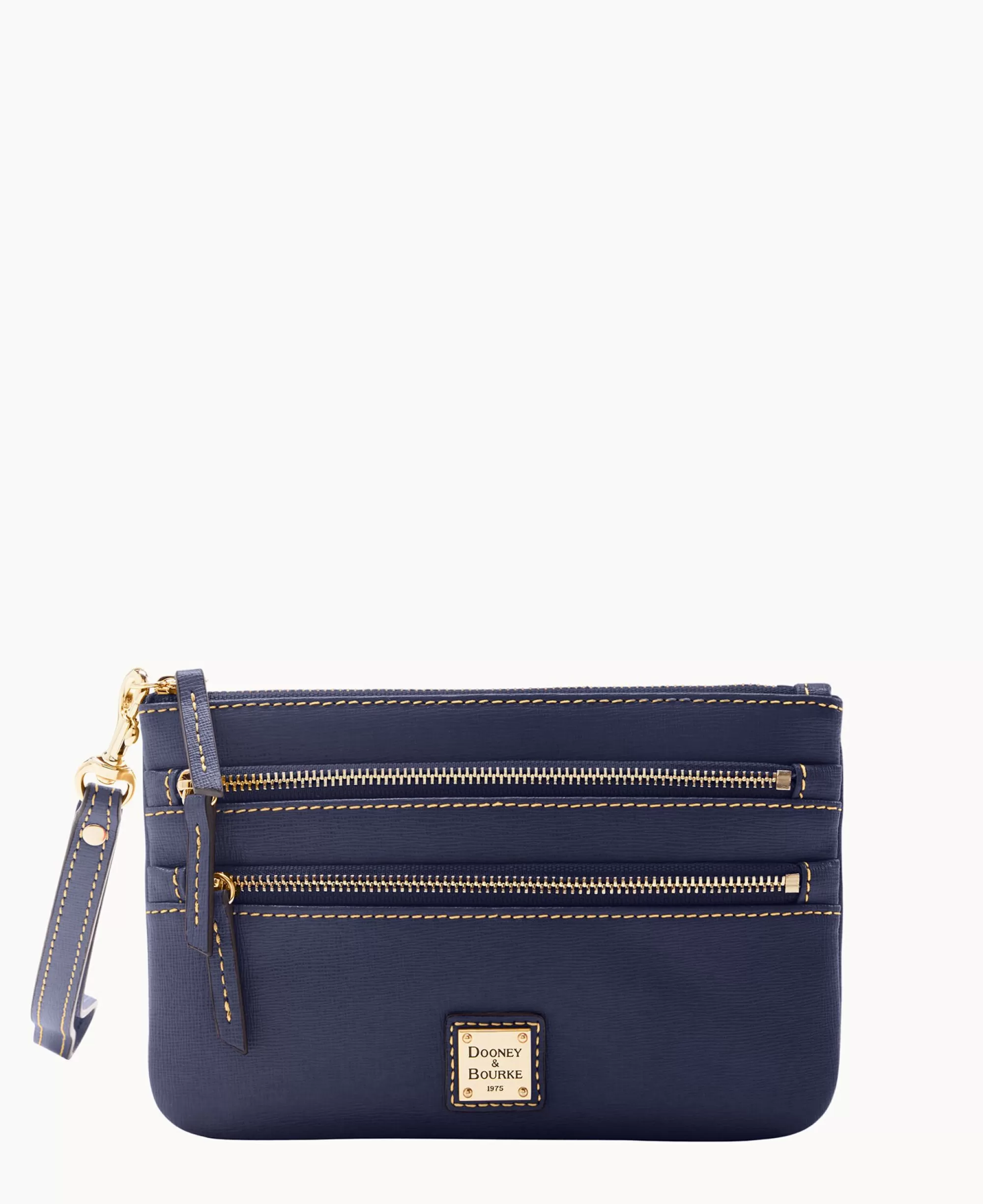 Dooney & Bourke The Saffiano Collection | Grab and Go^Saffiano Triple Zip Wristlet