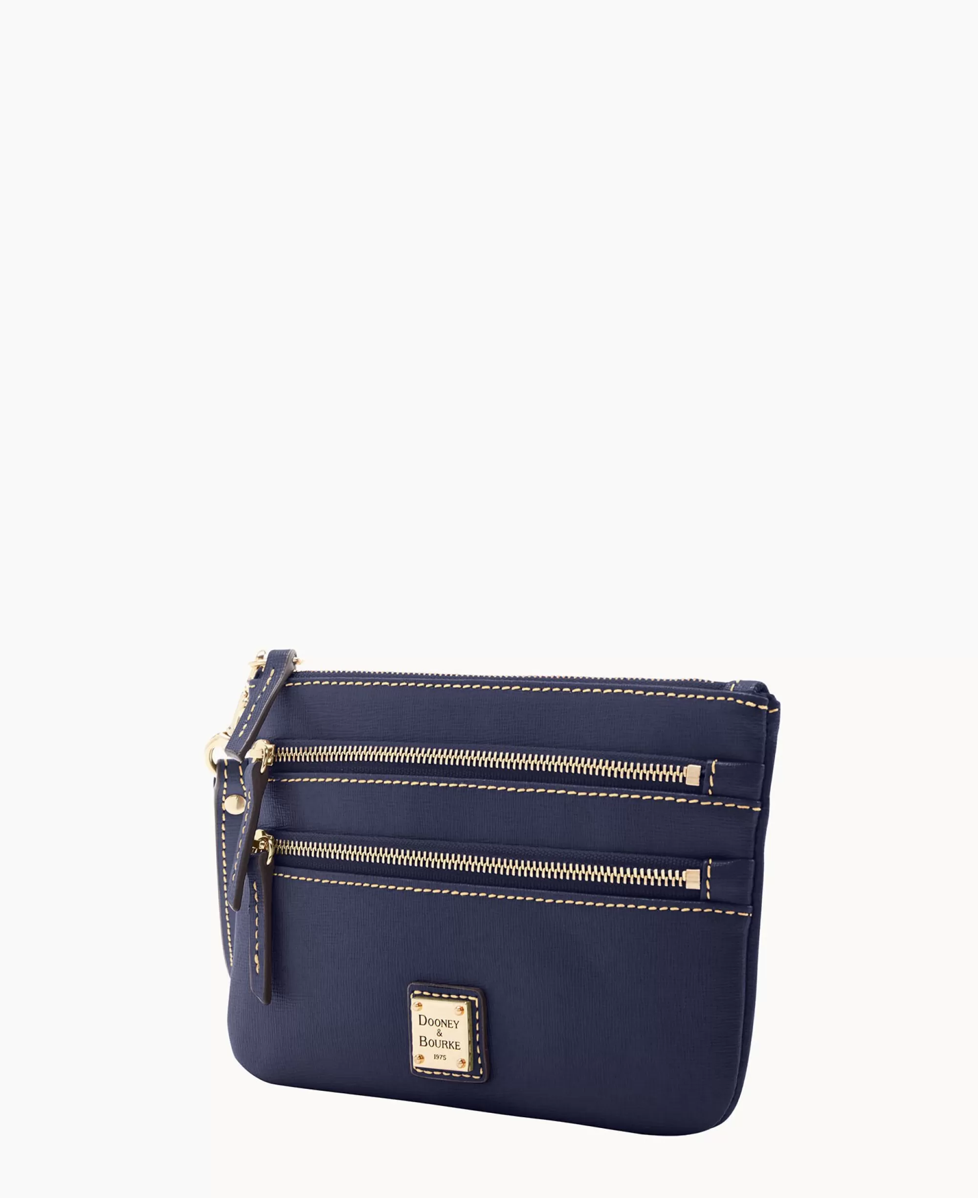 Dooney & Bourke The Saffiano Collection | Grab and Go^Saffiano Triple Zip Wristlet