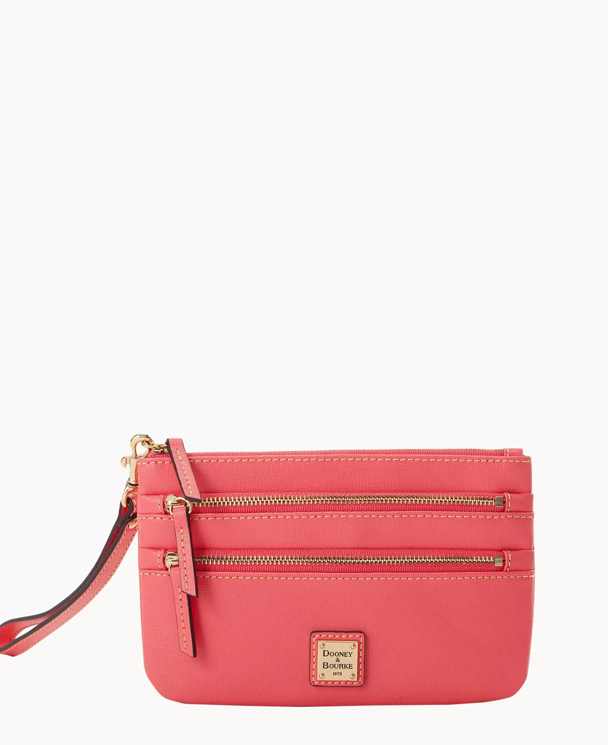 Dooney & Bourke The Saffiano Collection | Grab and Go^Saffiano Triple Zip Wristlet