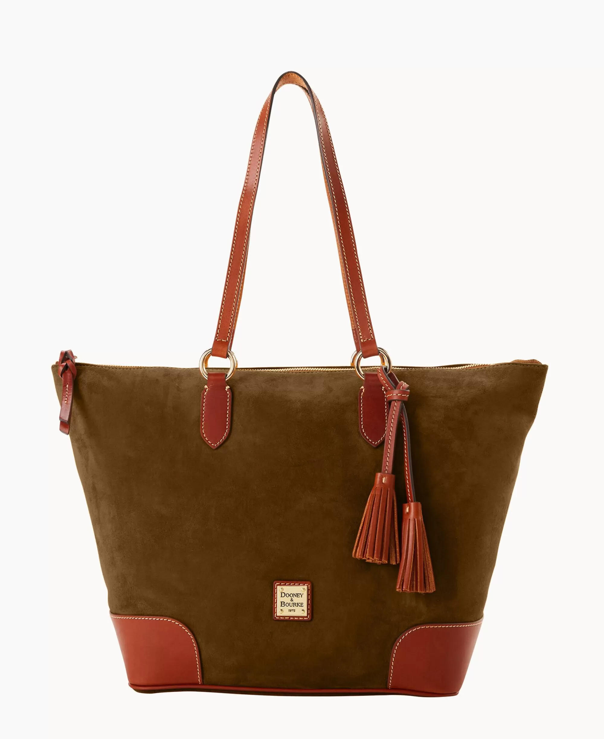 Dooney & Bourke Textured Leather | Shoulder Bags^Suede Career Tote