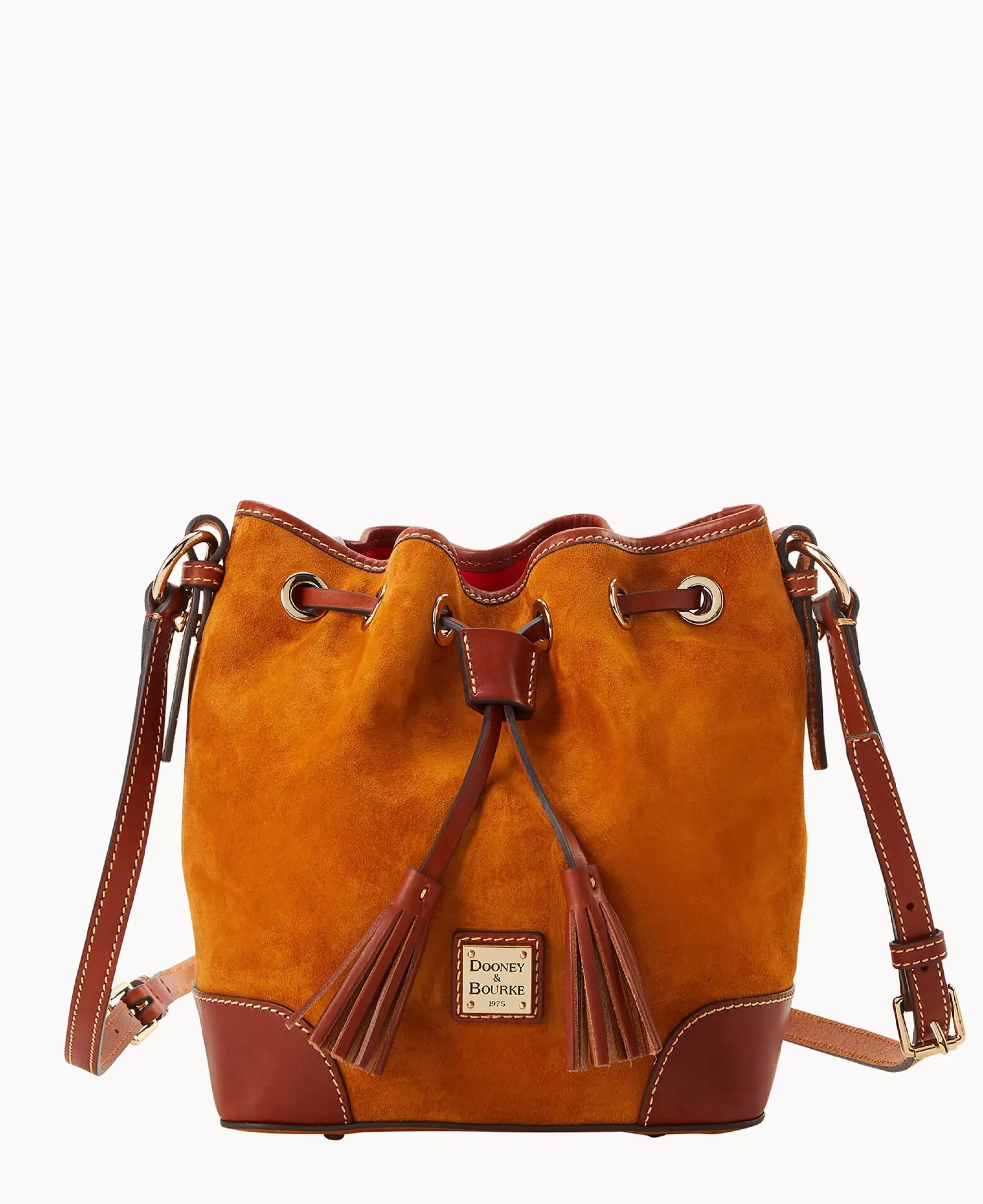 Dooney & Bourke Textured Leather | Mini Bags^Suede Crossbody Drawstring