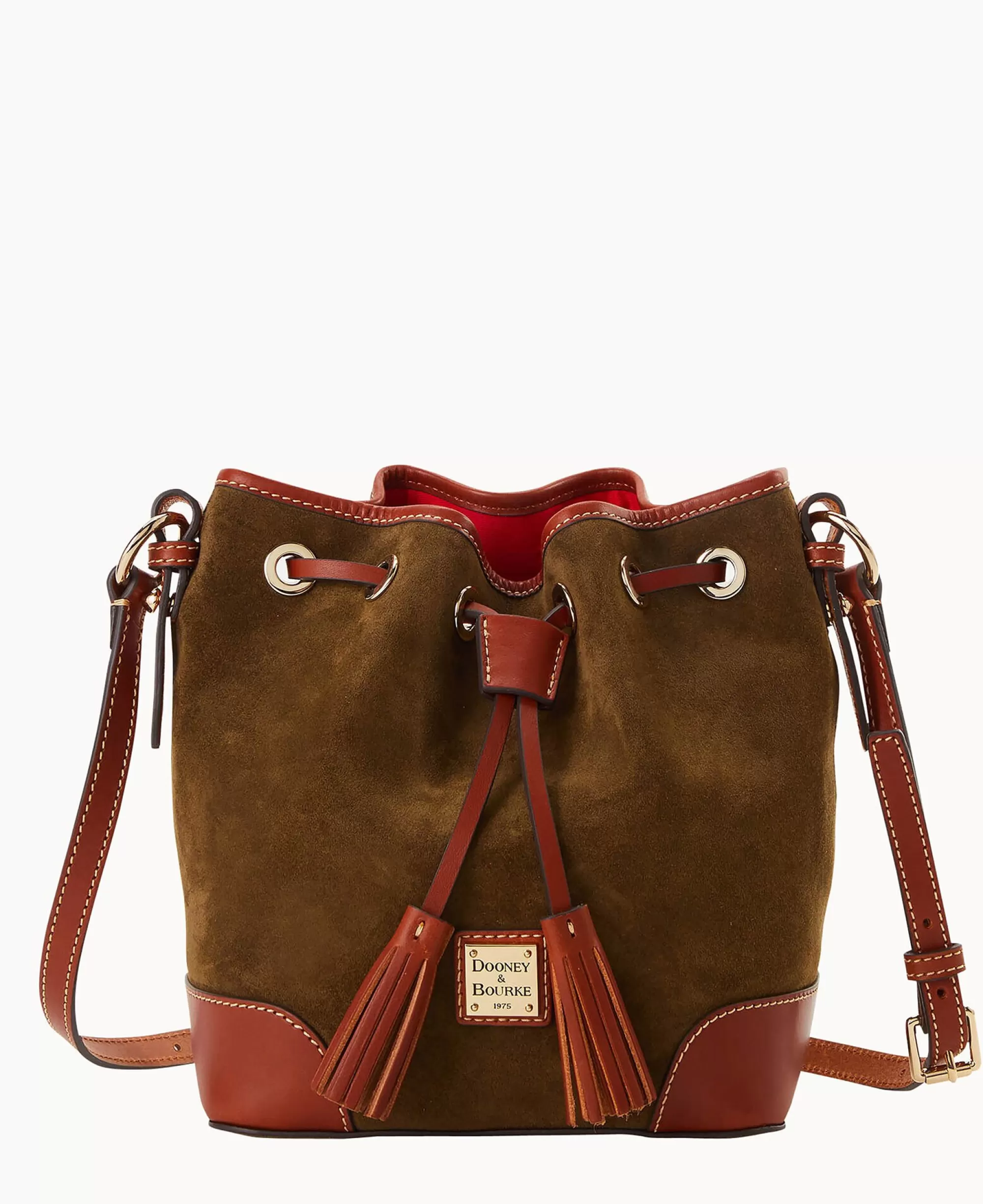 Dooney & Bourke Textured Leather | Mini Bags^Suede Crossbody Drawstring