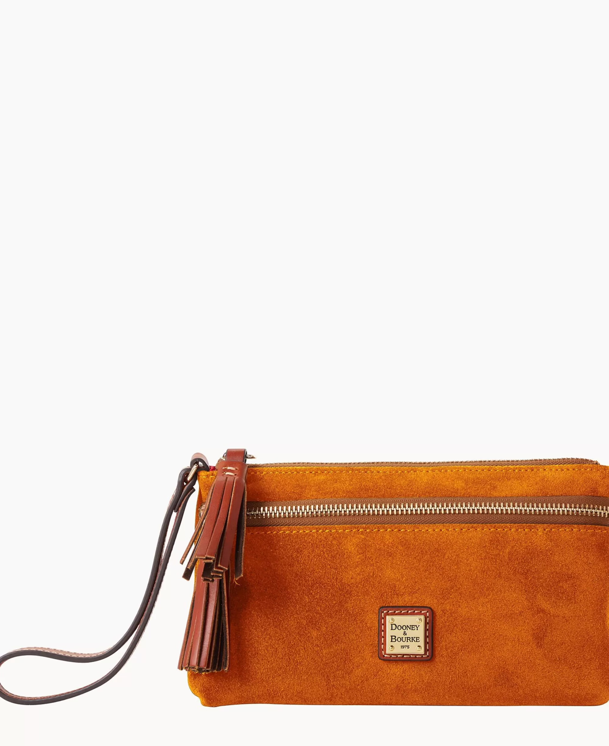 Dooney & Bourke Grab and Go | Wristlets^Suede Double Zip Wristlet