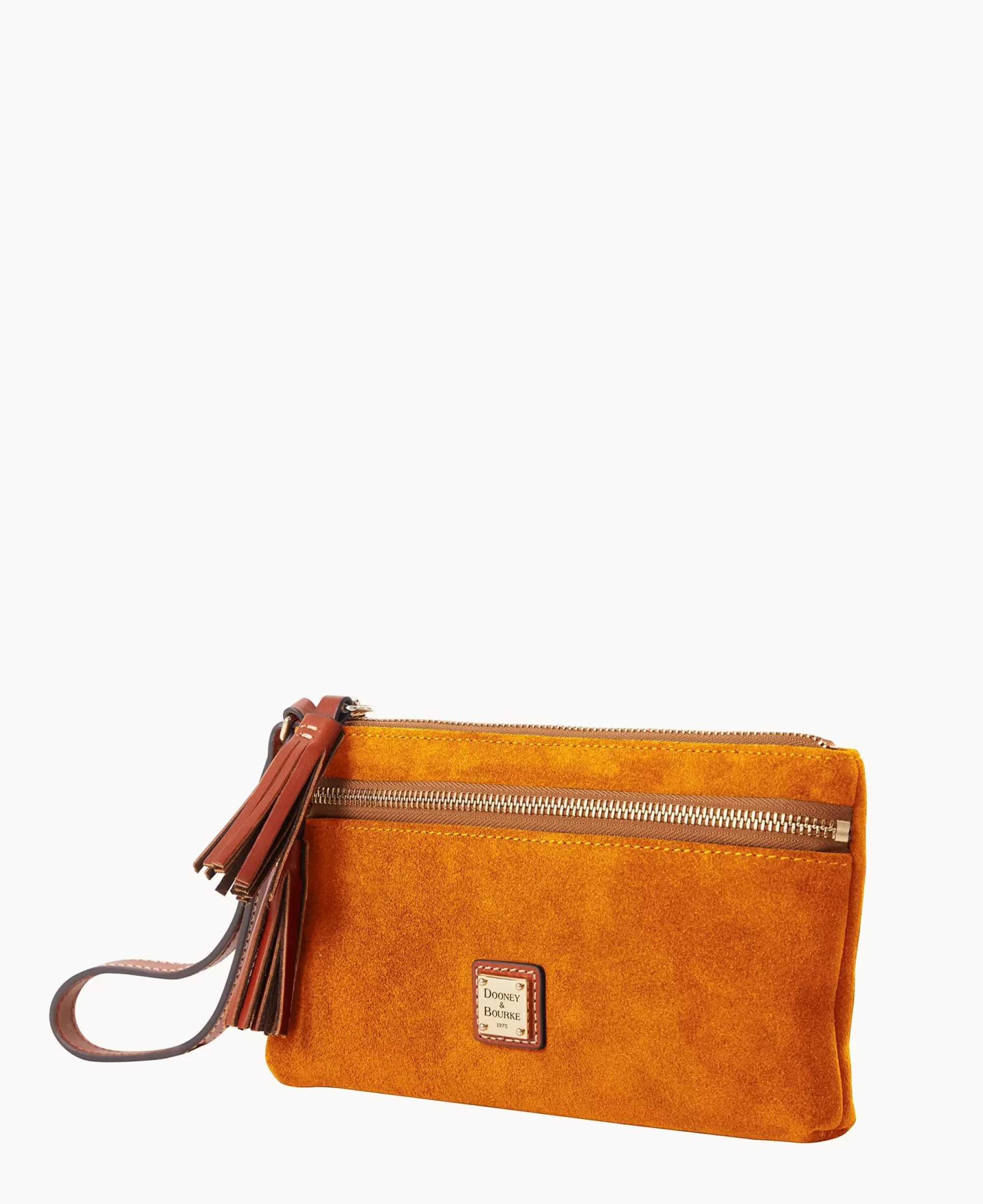 Dooney & Bourke Grab and Go | Wristlets^Suede Double Zip Wristlet