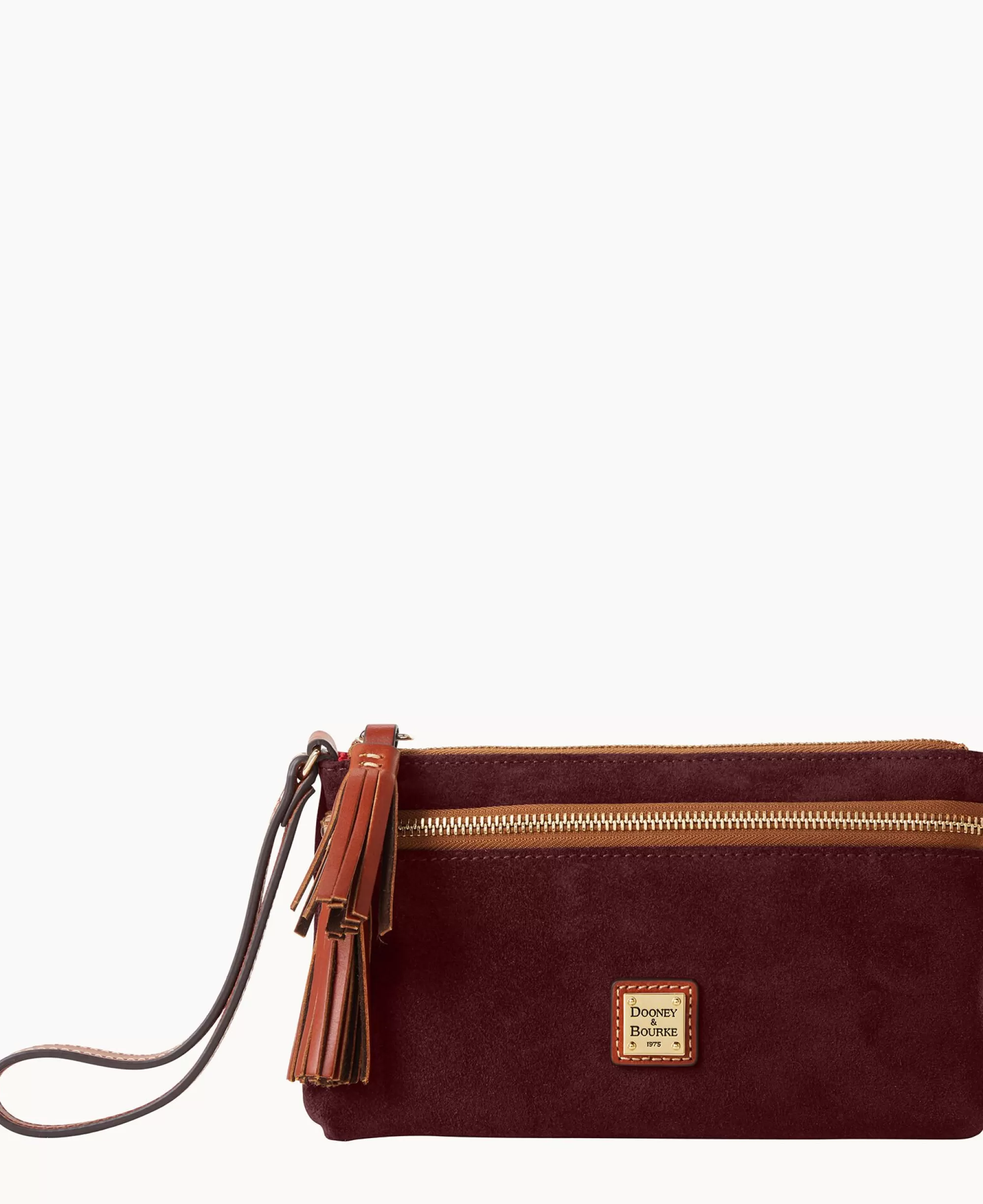 Dooney & Bourke Grab and Go | Wristlets^Suede Double Zip Wristlet