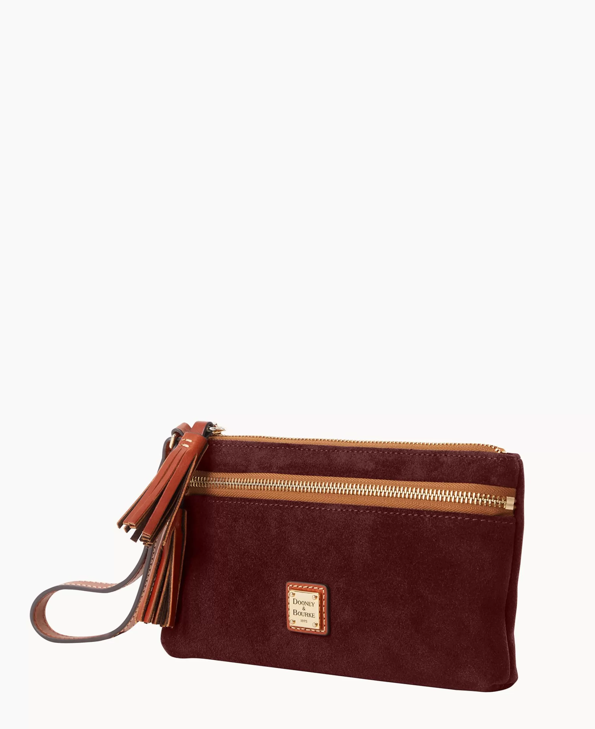 Dooney & Bourke Grab and Go | Wristlets^Suede Double Zip Wristlet