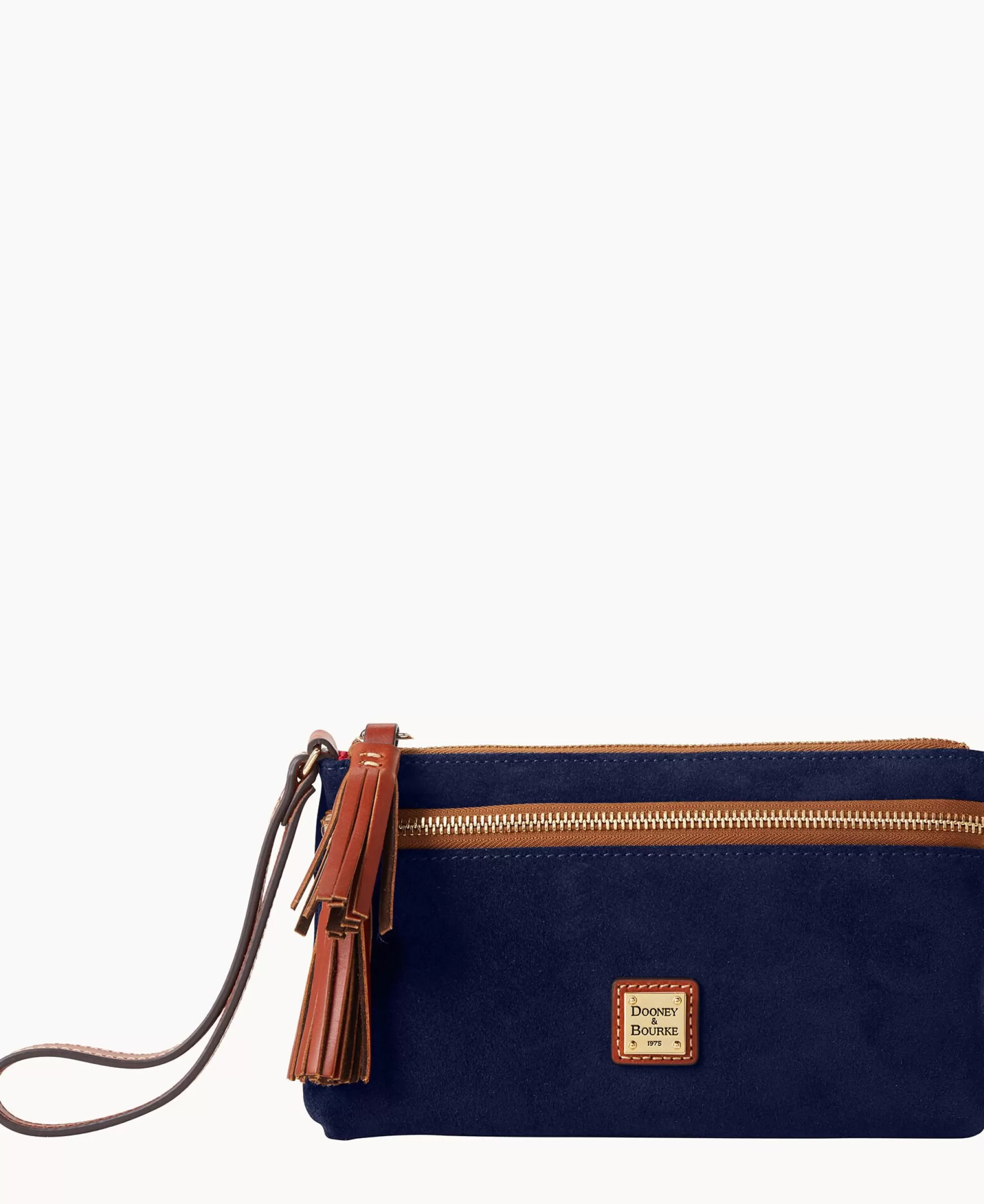 Dooney & Bourke Grab and Go | Wristlets^Suede Double Zip Wristlet