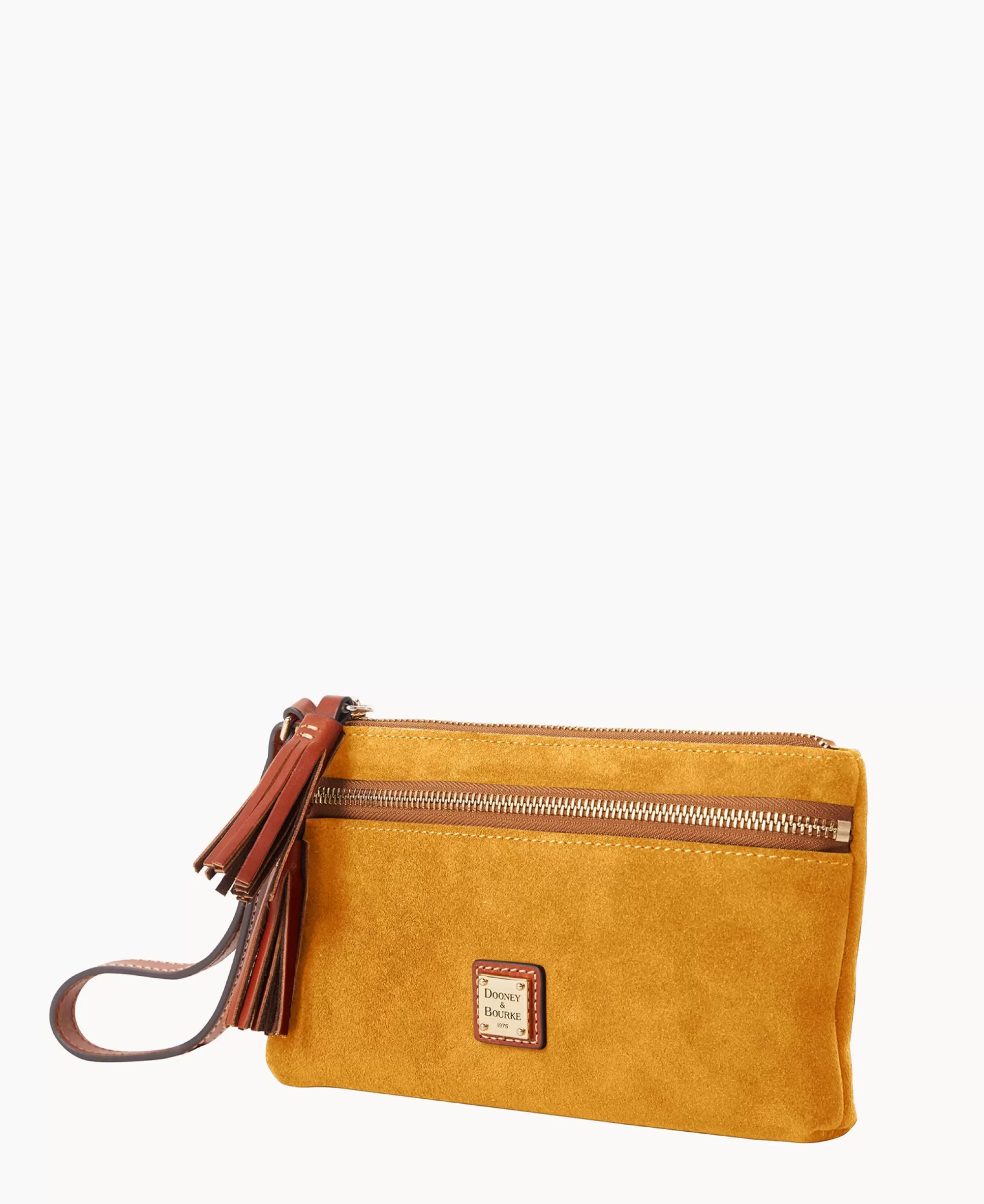 Dooney & Bourke Grab and Go | Wristlets^Suede Double Zip Wristlet