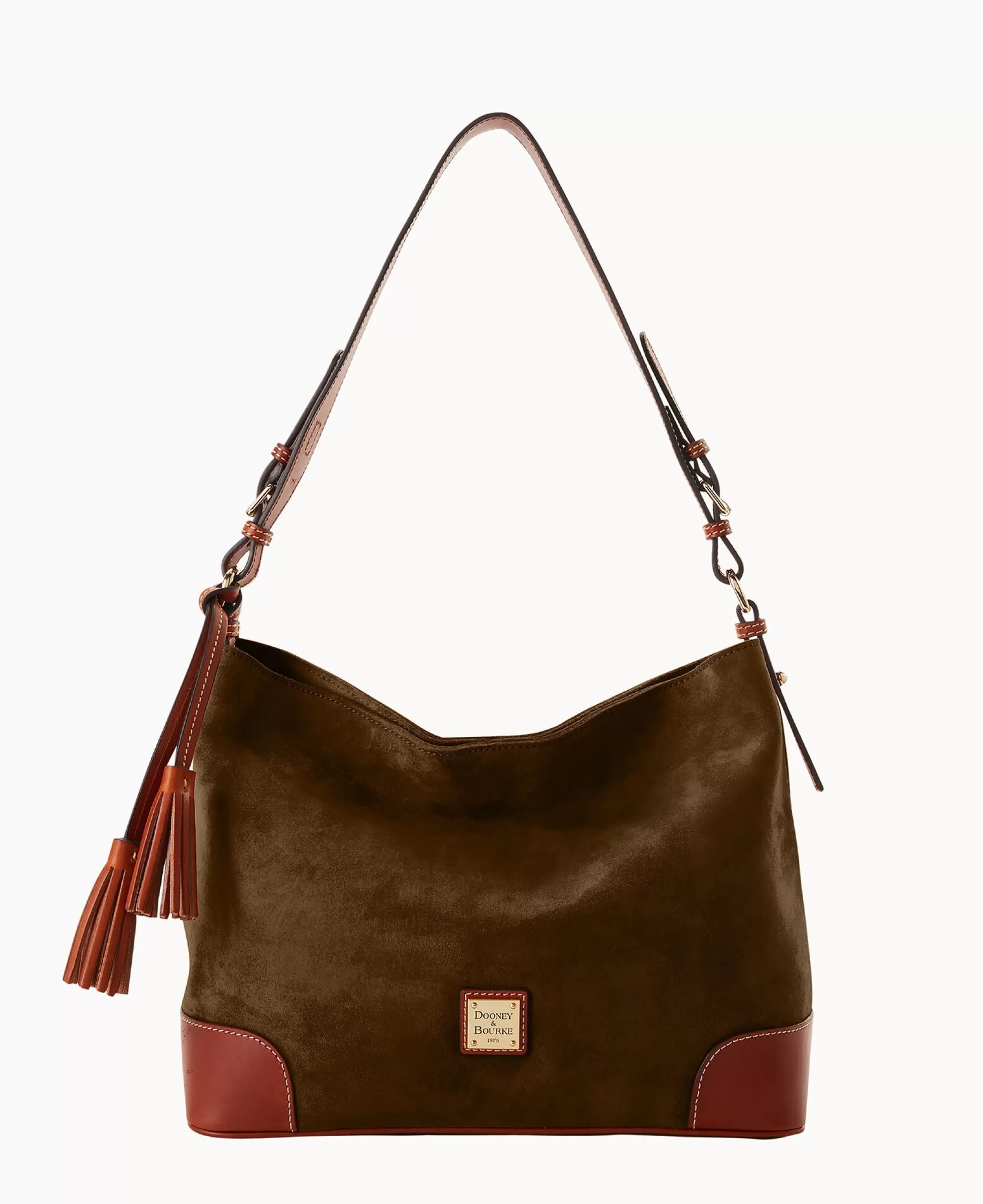 Dooney & Bourke Textured Leather | Shoulder Bags^Suede Large Sac