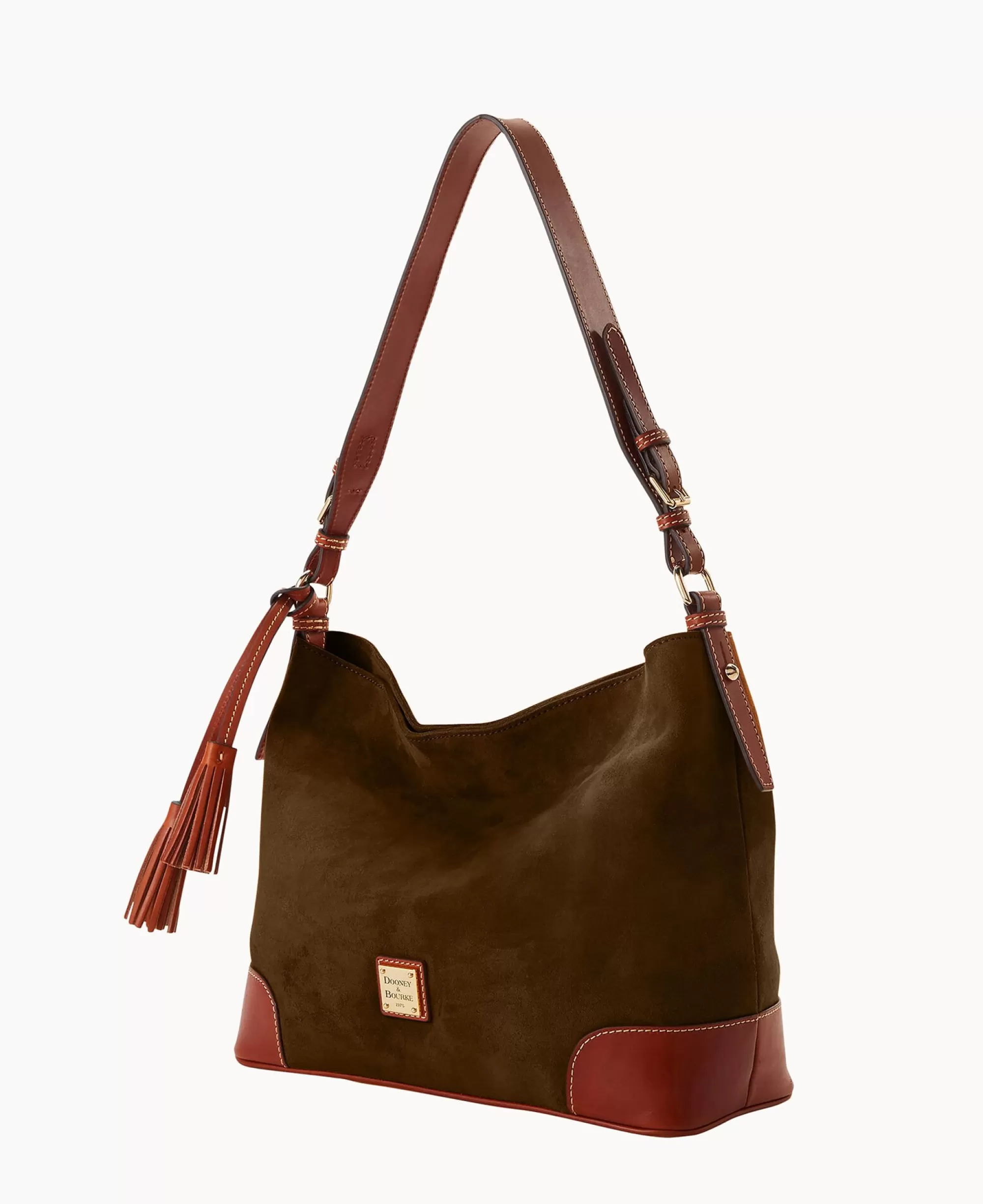 Dooney & Bourke Textured Leather | Shoulder Bags^Suede Large Sac