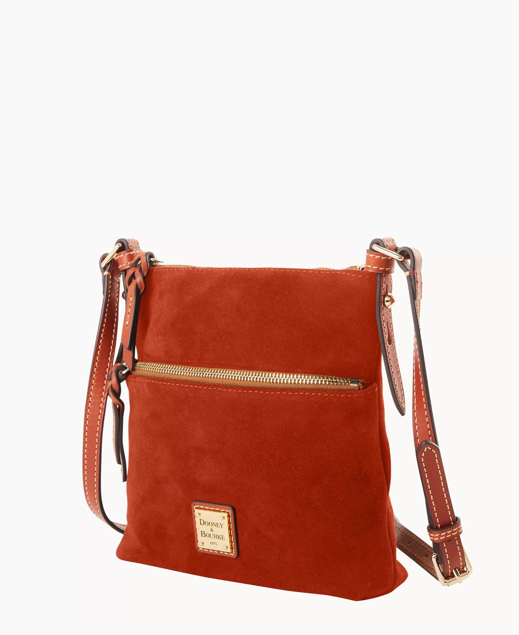 Dooney & Bourke Textured Leather | Mini Bags^Suede Letter Carrier