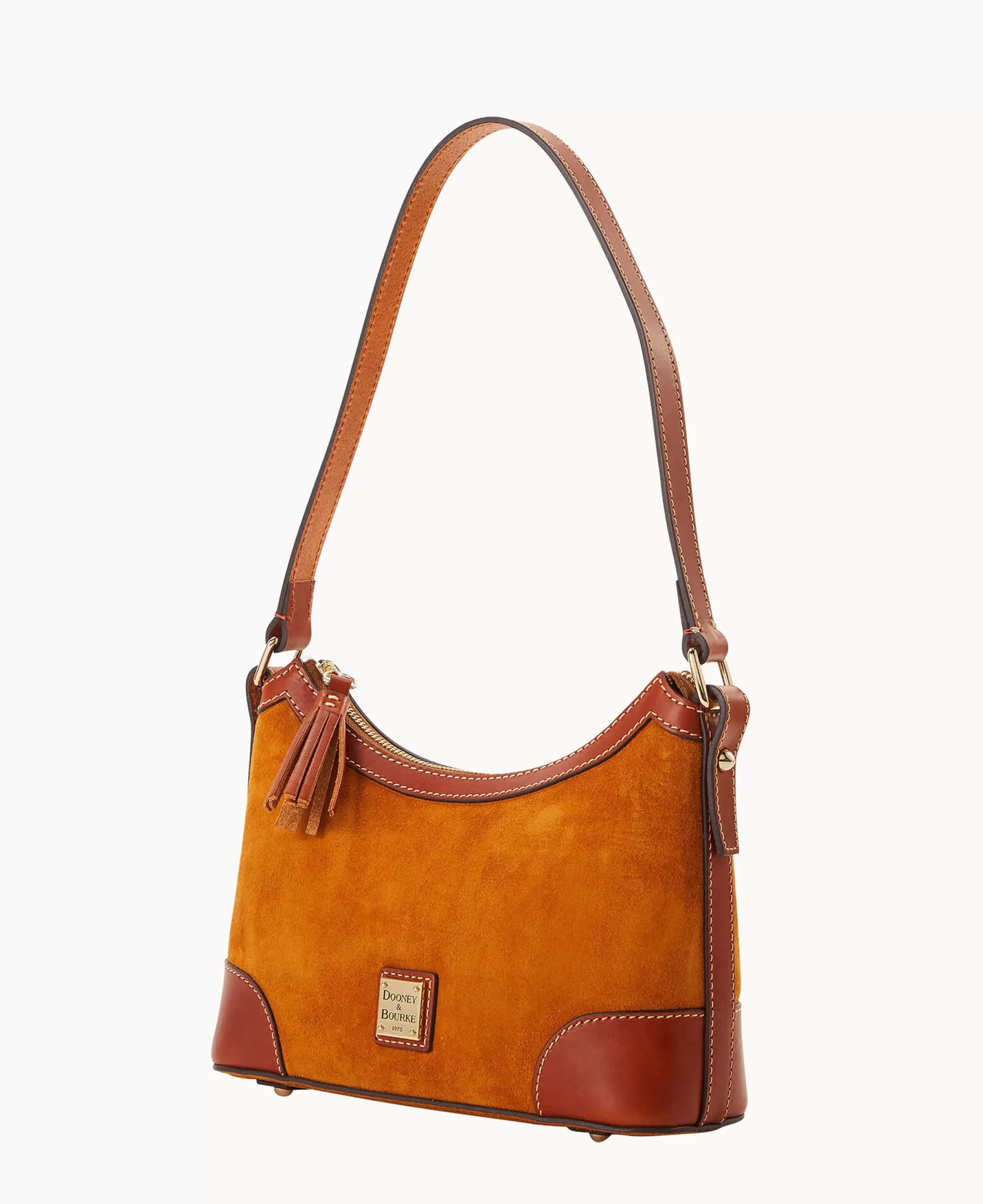 Dooney & Bourke Textured Leather | Shoulder Bags^Suede Shoulder Bag