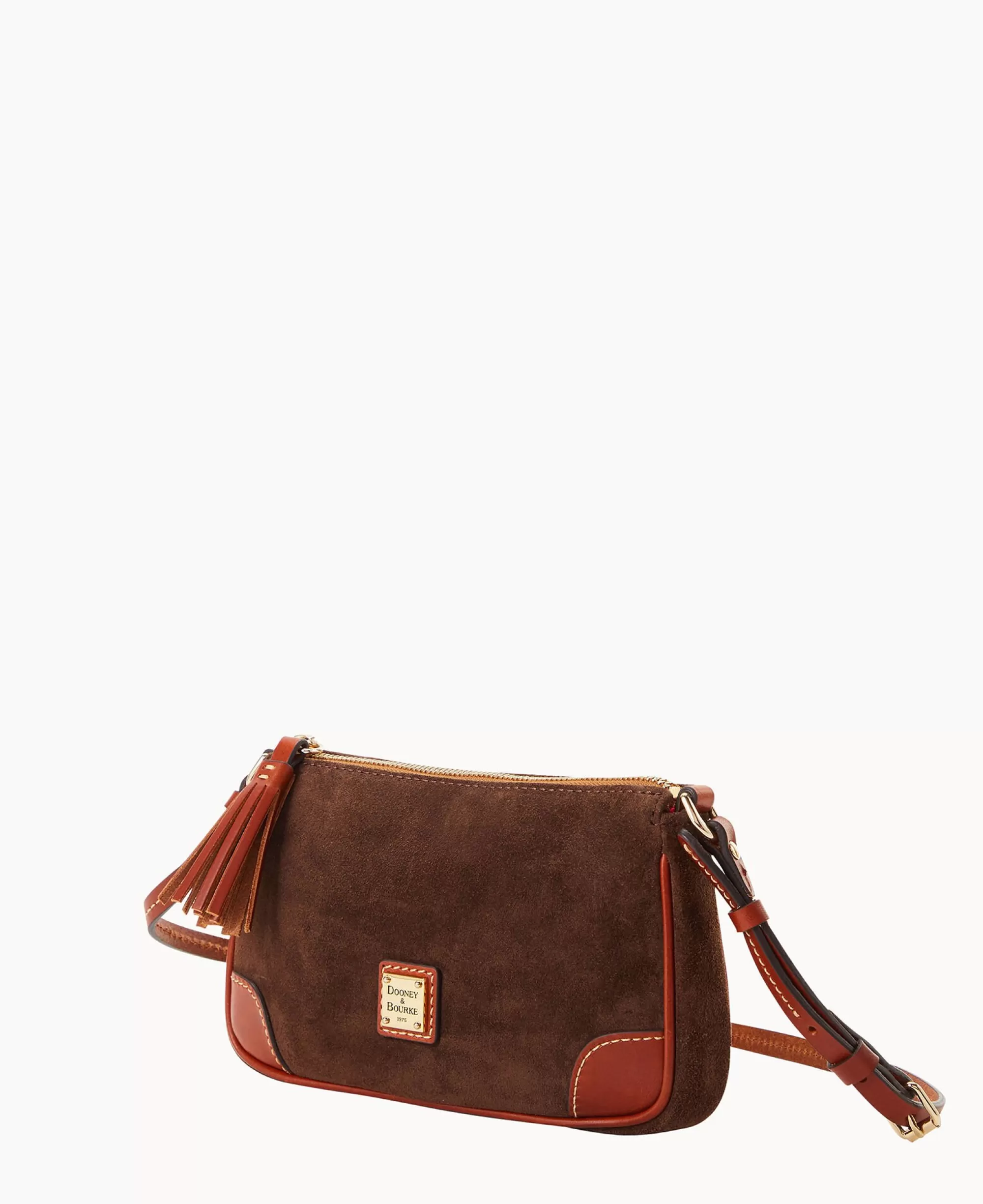 Dooney & Bourke Textured Leather | Mini Bags^Suede Slim Crossbody