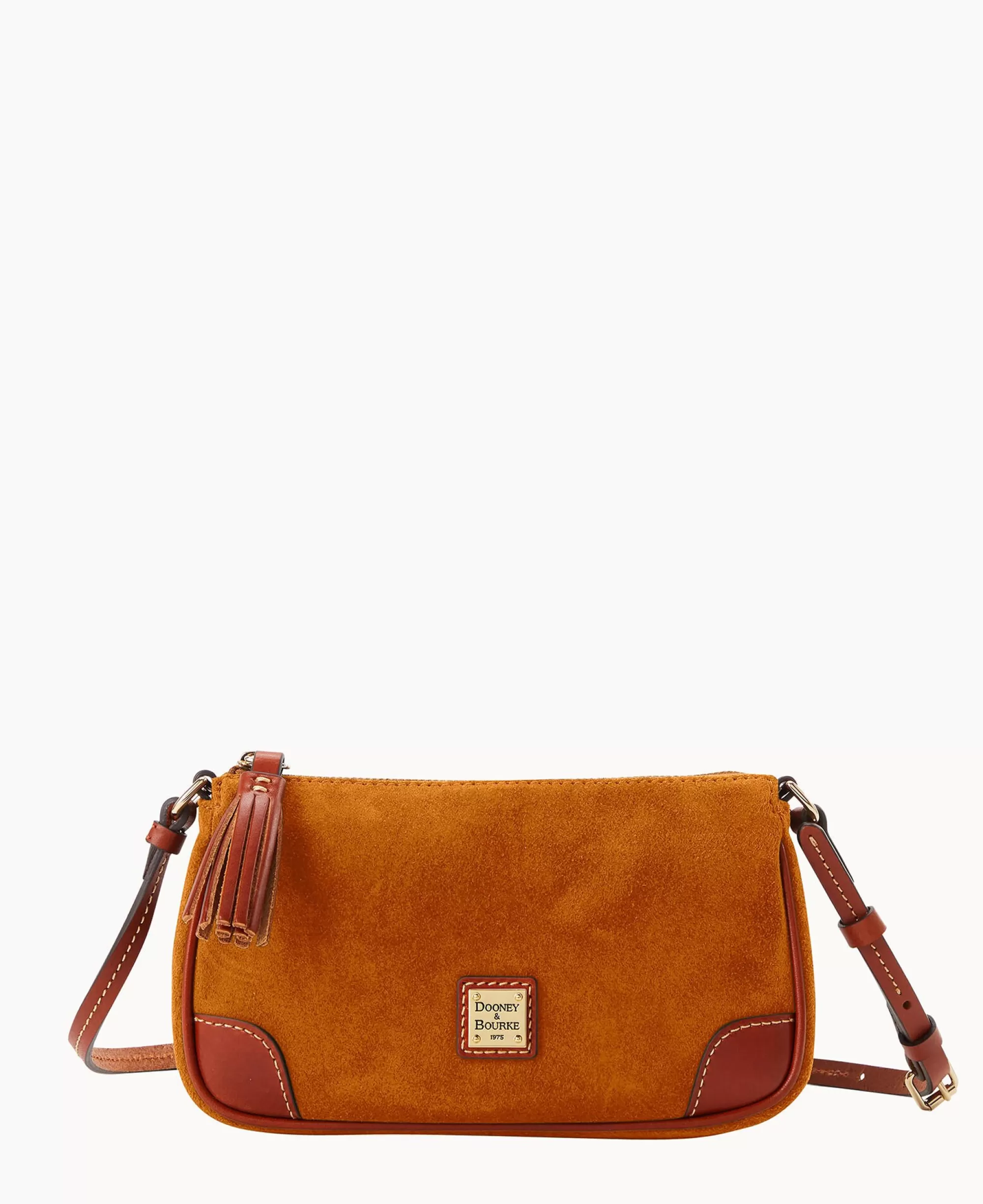 Dooney & Bourke Textured Leather | Mini Bags^Suede Slim Crossbody