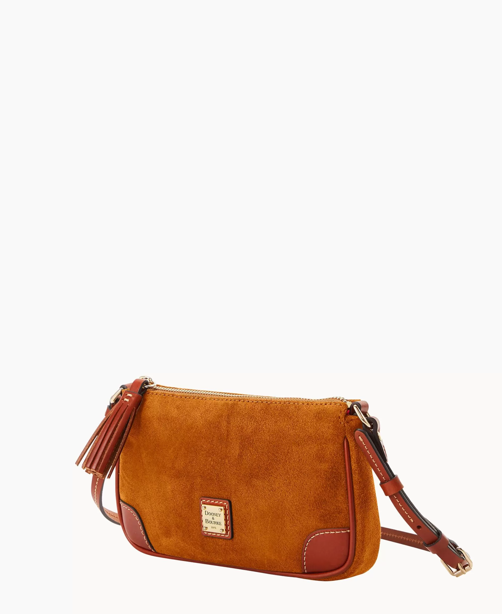 Dooney & Bourke Textured Leather | Mini Bags^Suede Slim Crossbody