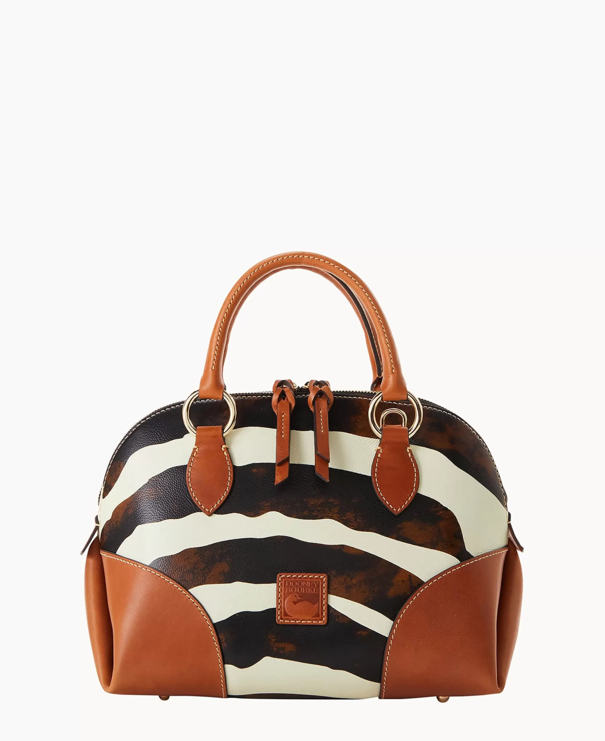 Dooney & Bourke The Zebra Collection | Spring Style^ Leather Domed Satchel