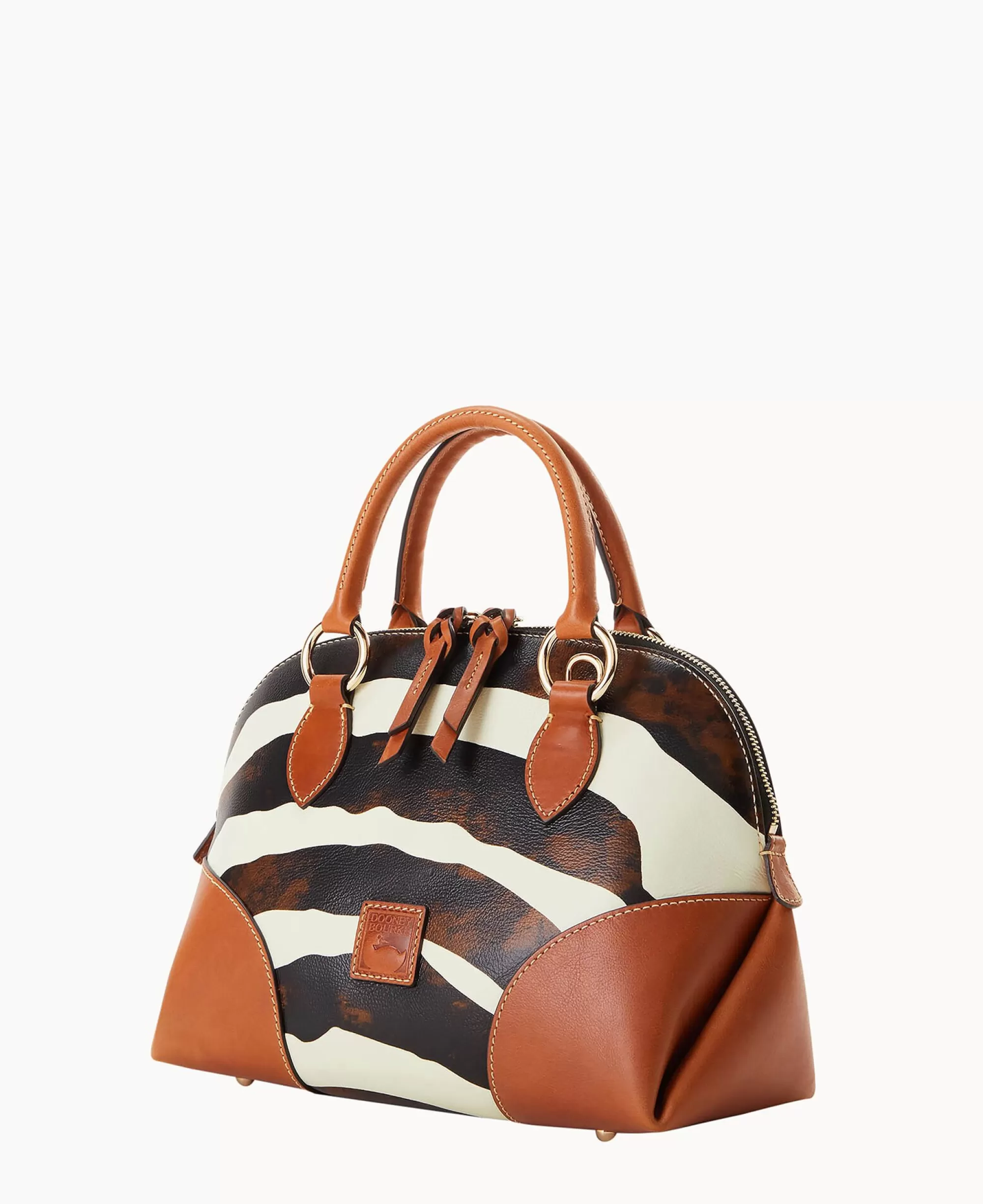 Dooney & Bourke The Zebra Collection | Spring Style^ Leather Domed Satchel